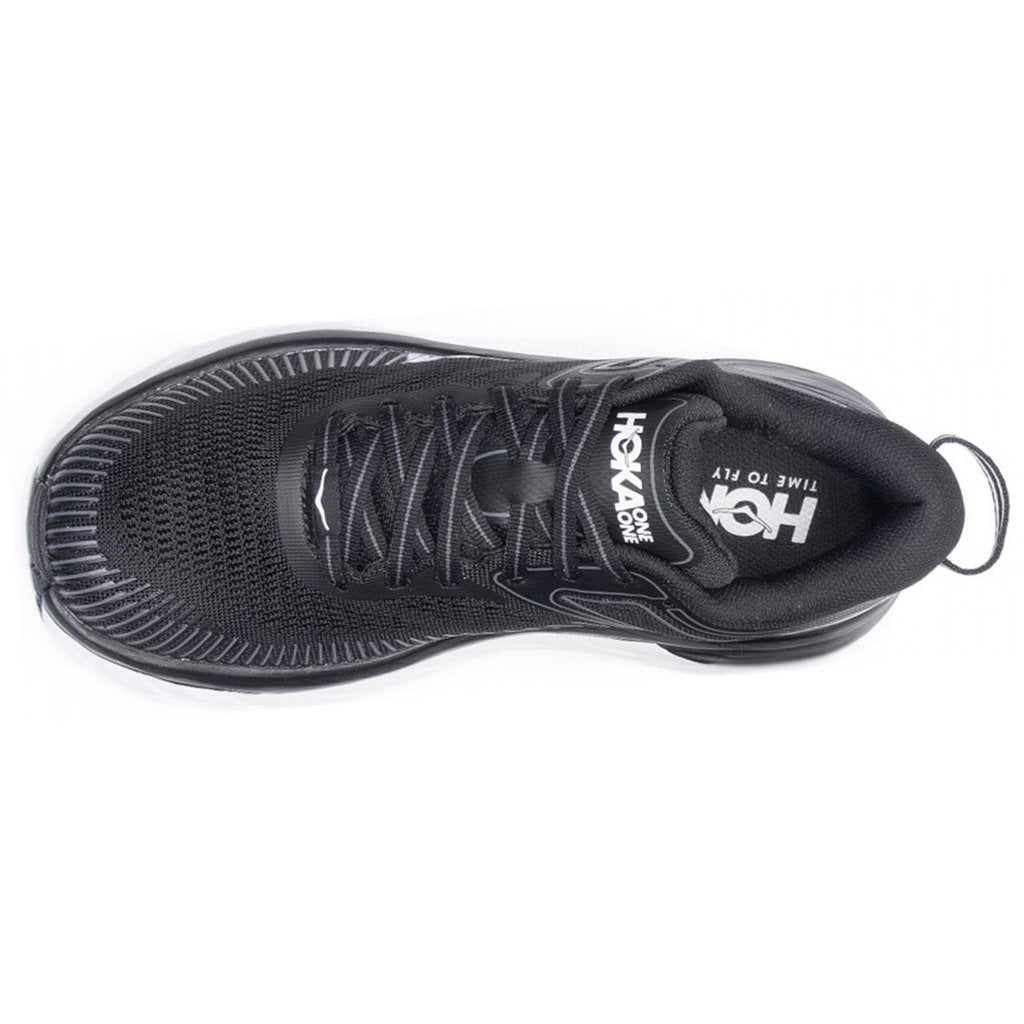 Hoka Bondi 7 Mesh Women's Running Shoes#color_black white