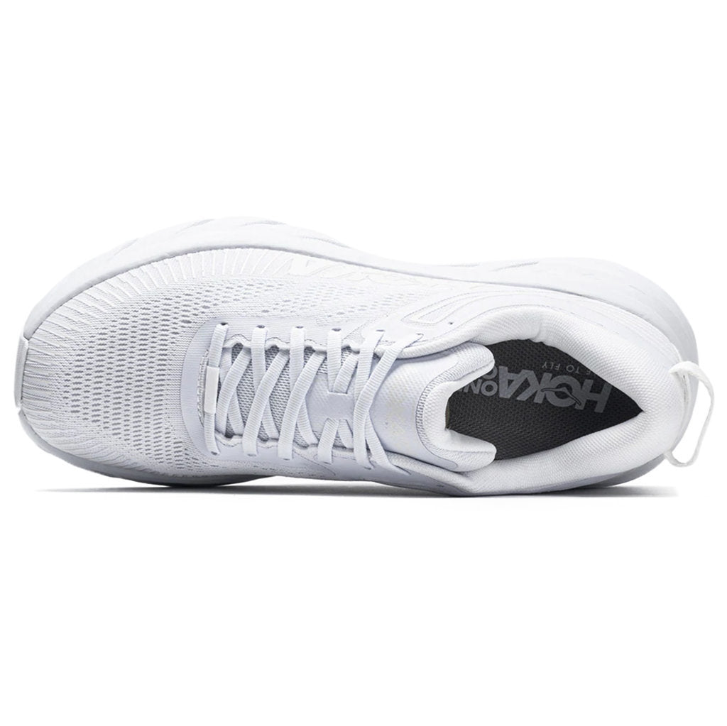 Hoka Bondi 7 Mesh Women's Running Shoes#color_white white