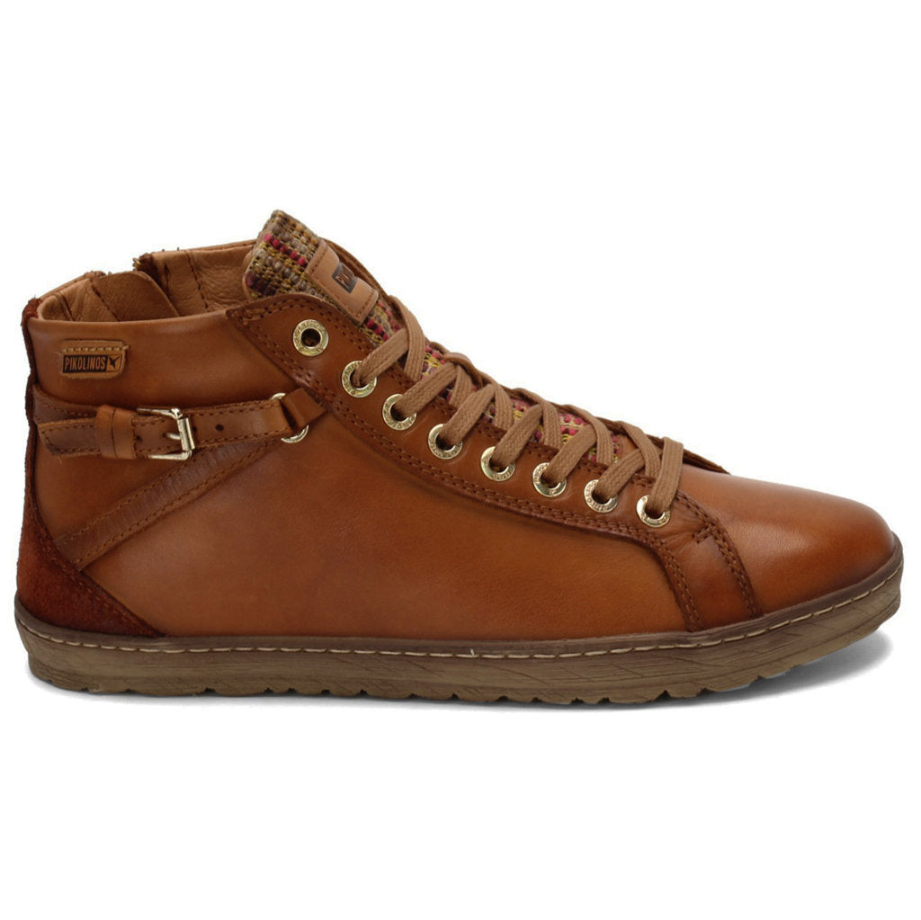 Pikolinos Lagos 901-7312 Textile Leather Womens Boots#color_brandy