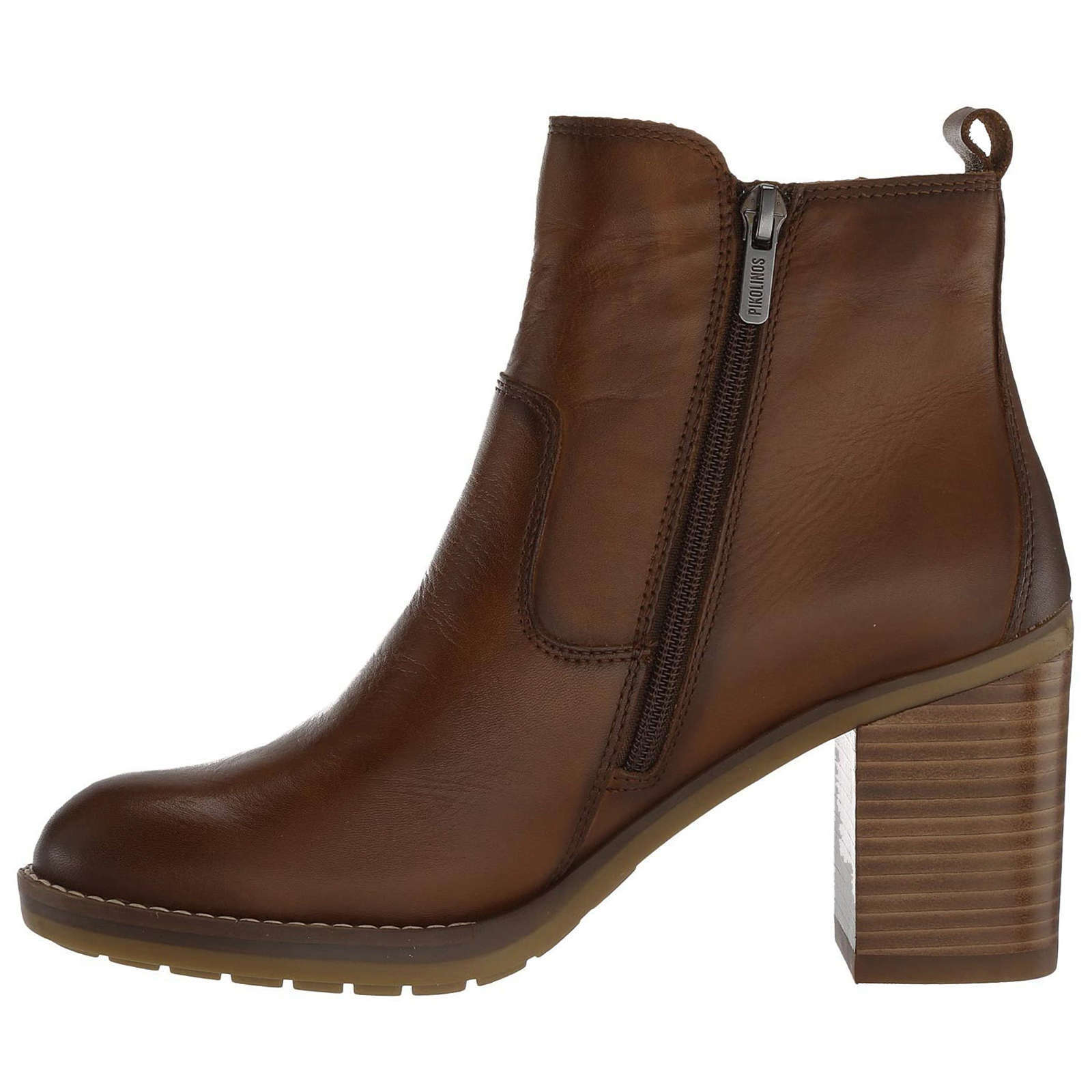 Pikolinos Pompeya W9T Leather Womens Boots#color_cuero