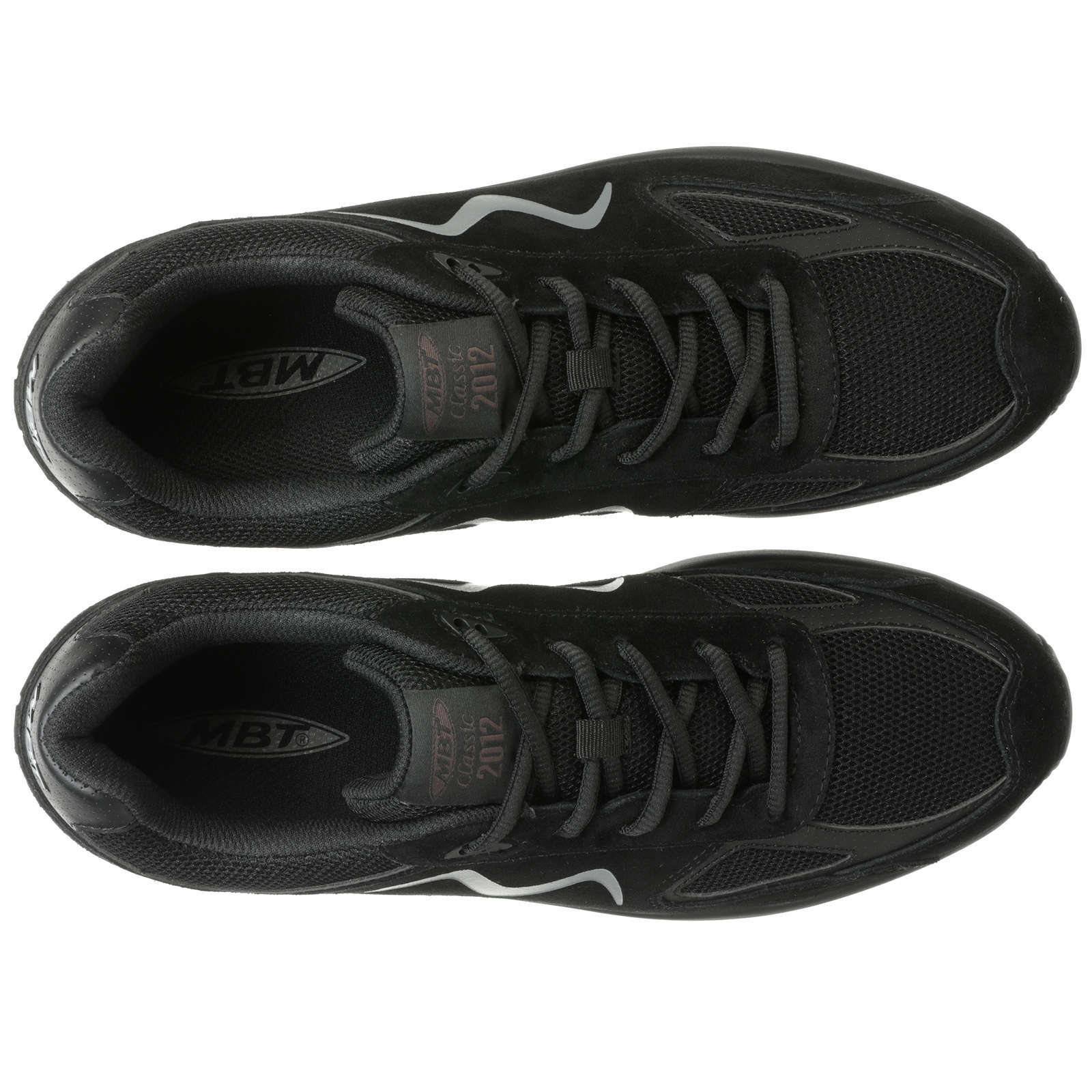 MBT 2012 Suede & Mesh Women's Low-Top Trainers#color_black