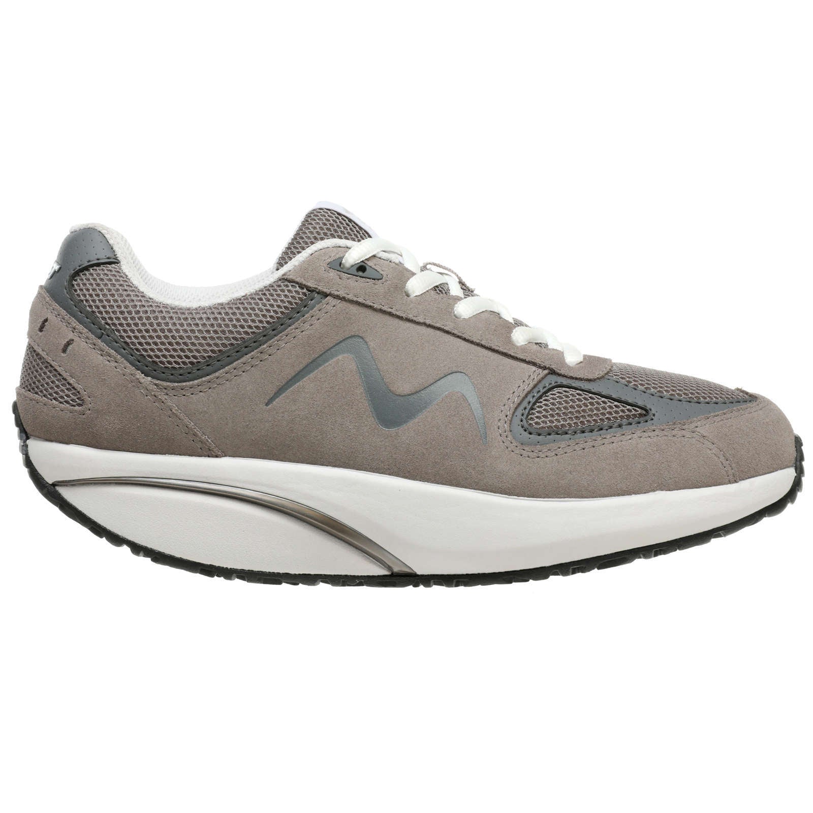 MBT 2012 Suede & Mesh Women's Low-Top Trainers#color_grey