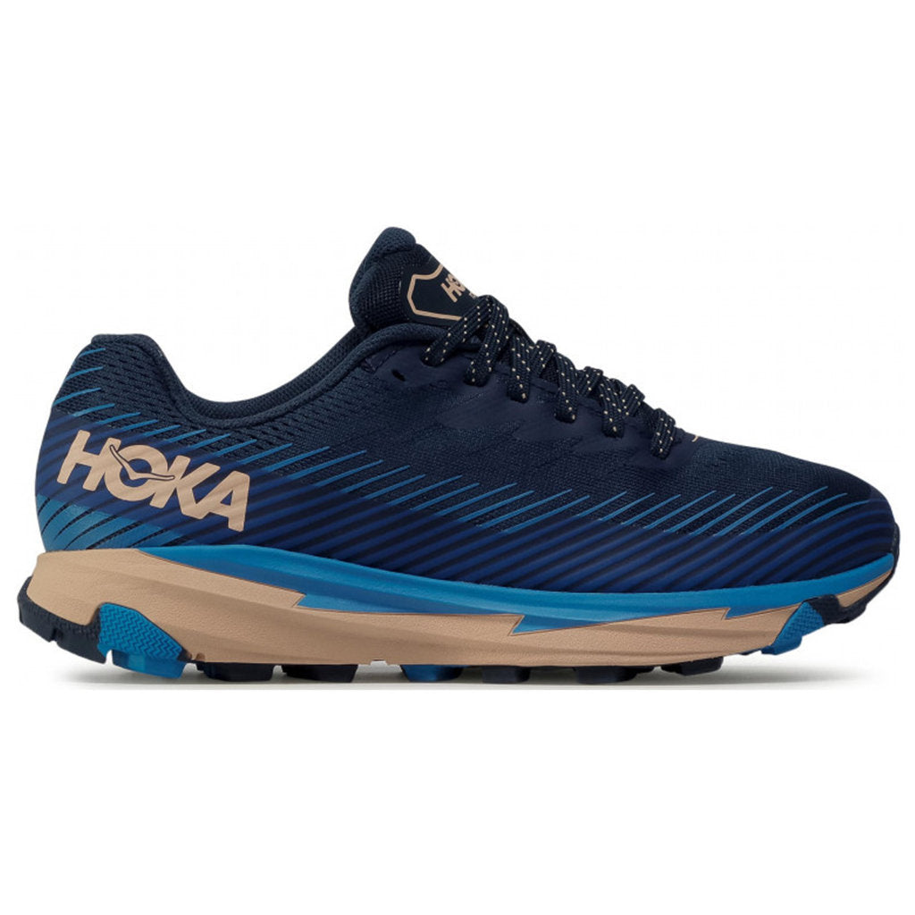 Hoka Torrent 2 Mesh Women's Running Shoes#color_indigo bunting bleached apricot