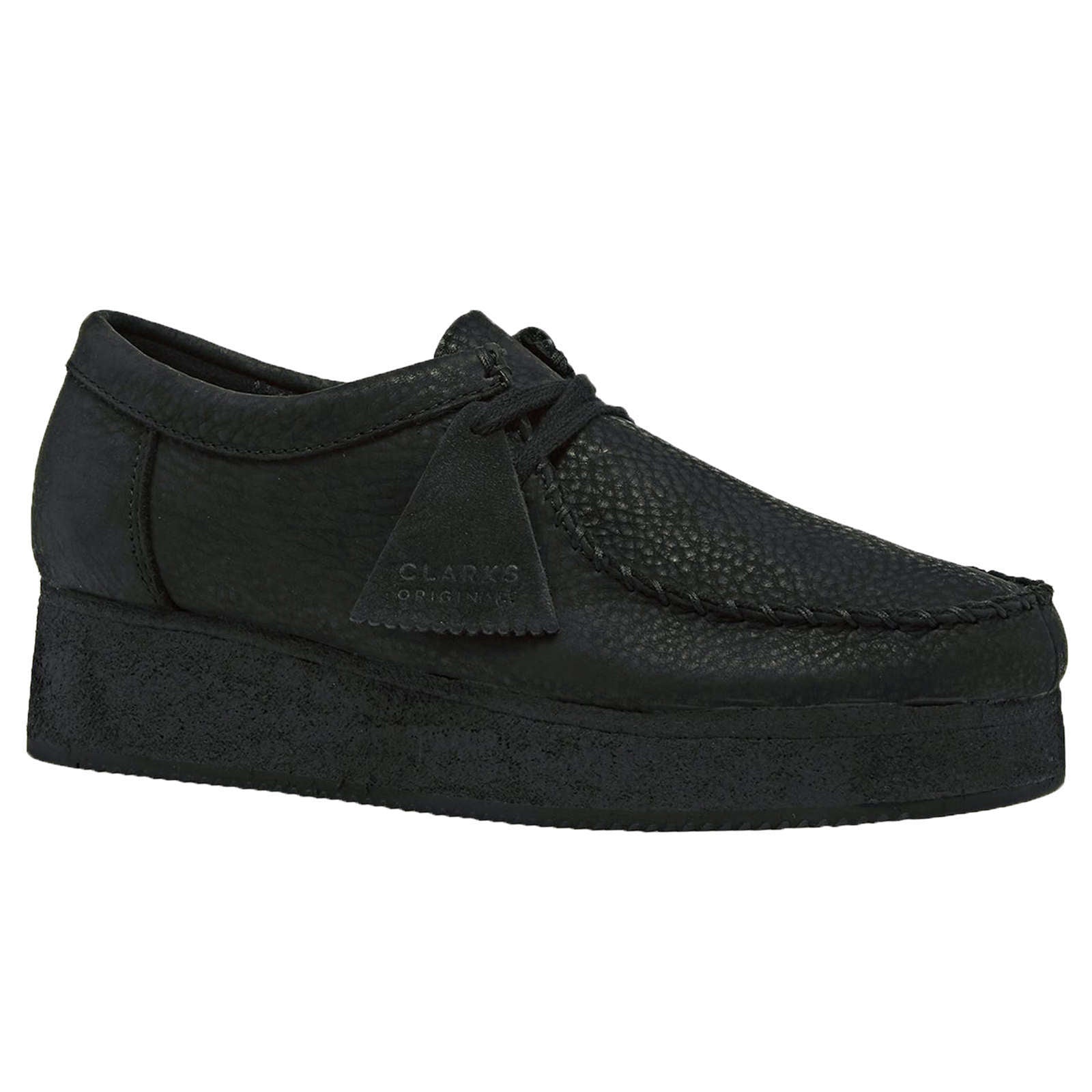 Clarks Originals Wallacraft Nubuck Leather Women's Shoes#color_black