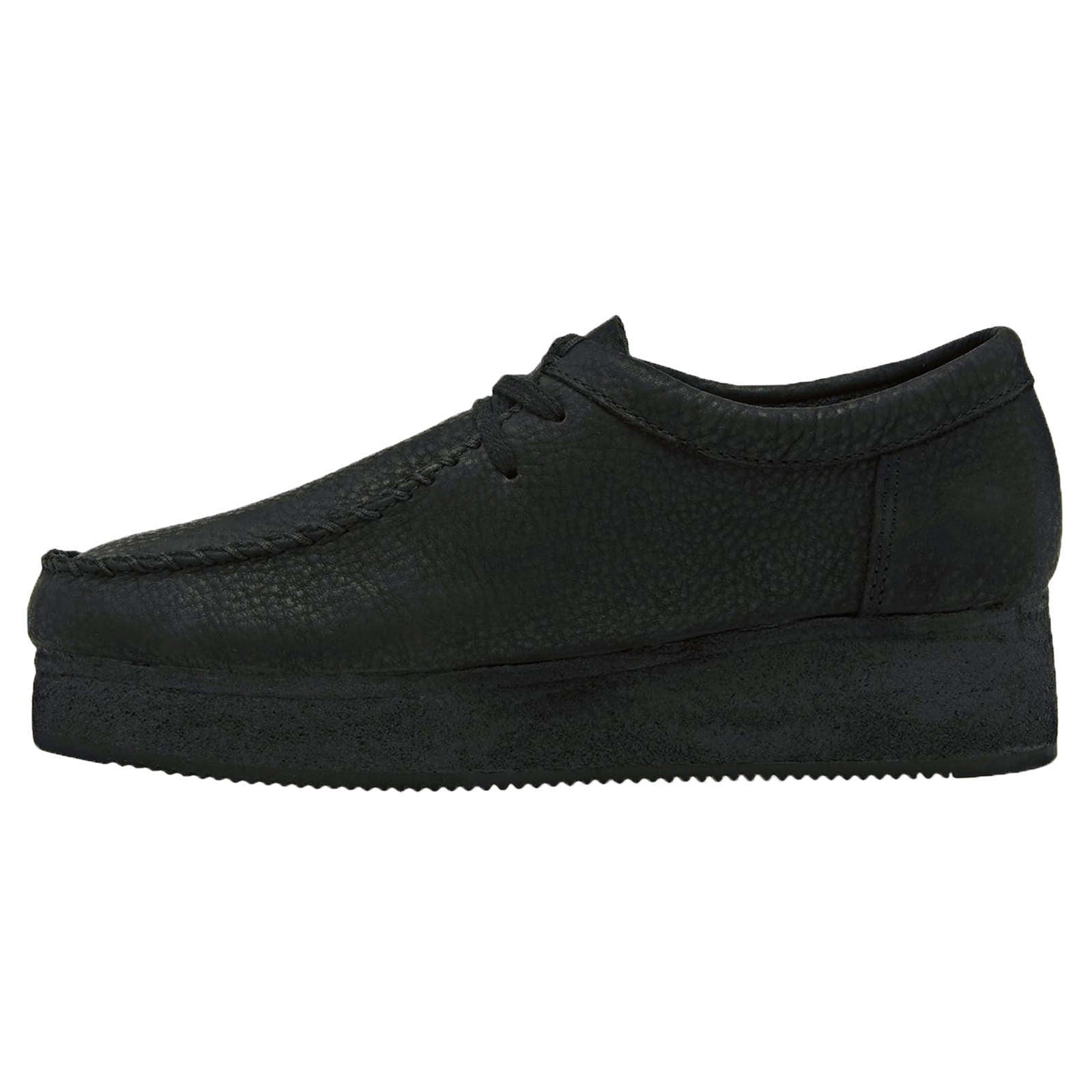Clarks Originals Wallacraft Nubuck Leather Women's Shoes#color_black