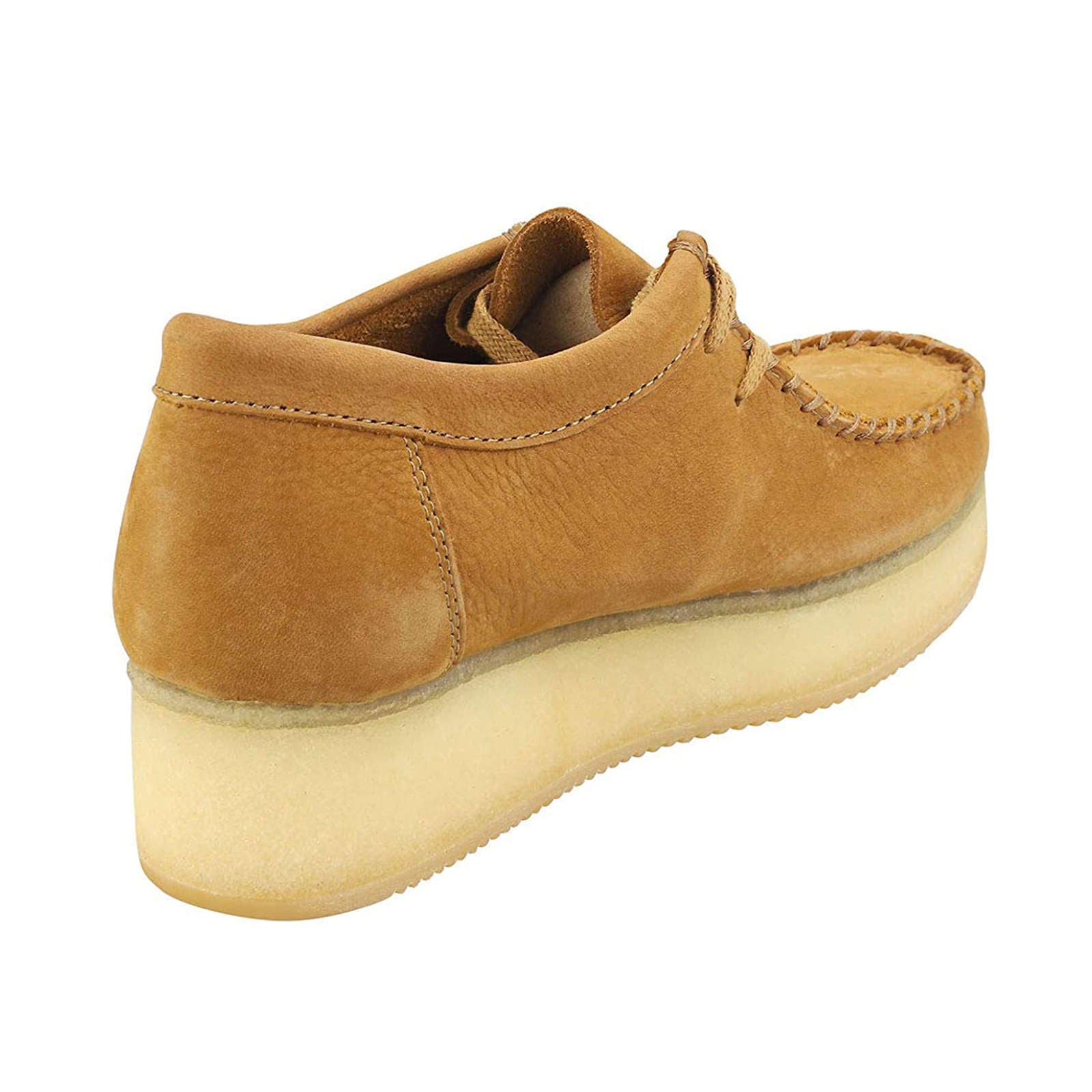 Clarks Originals Wallacraft Nubuck Leather Women's Shoes#color_oak