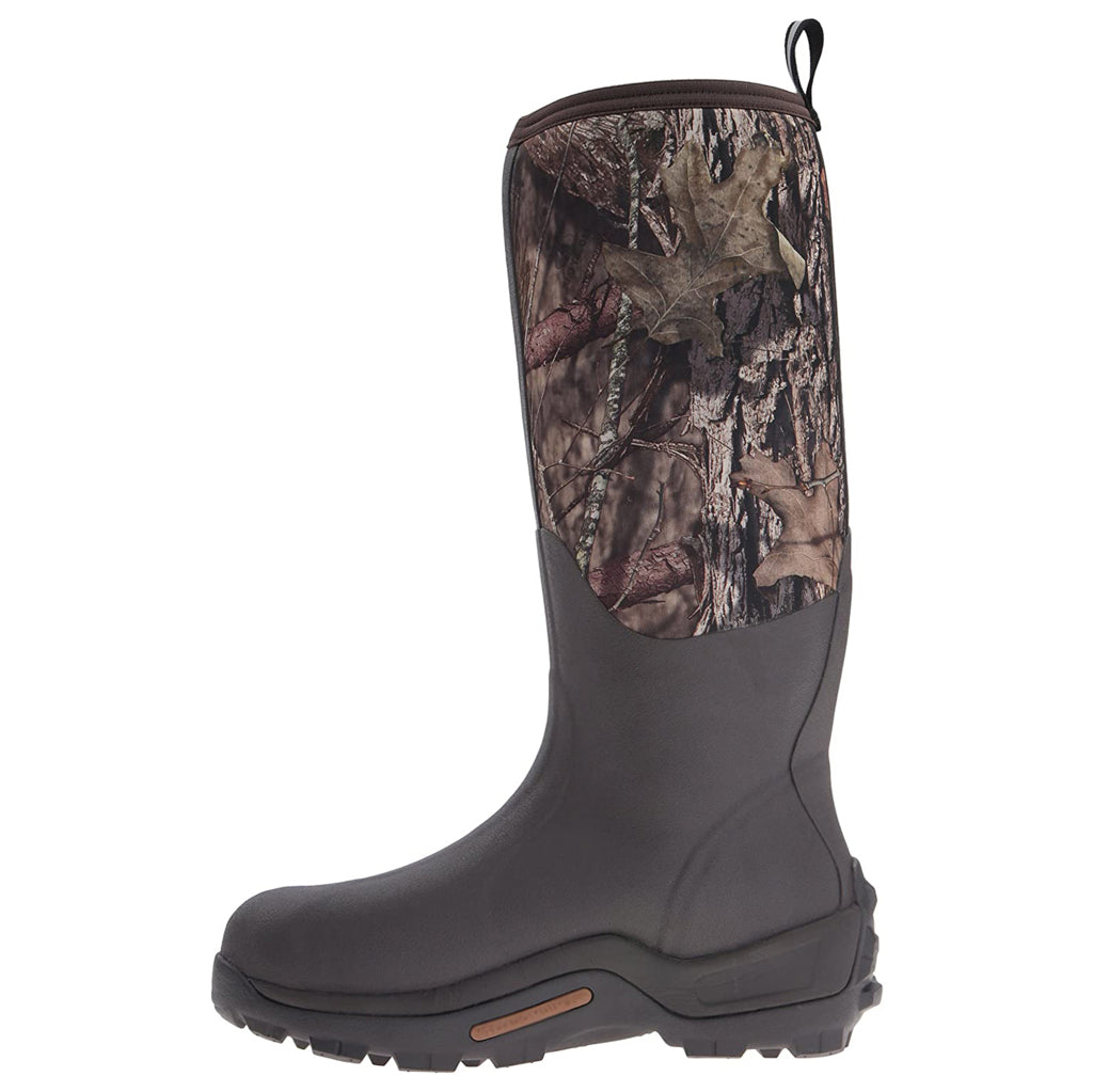 Muck Boot Woody Max Camouflage Waterproof Mens Tall Wellington Boots#color_bark mossy oak