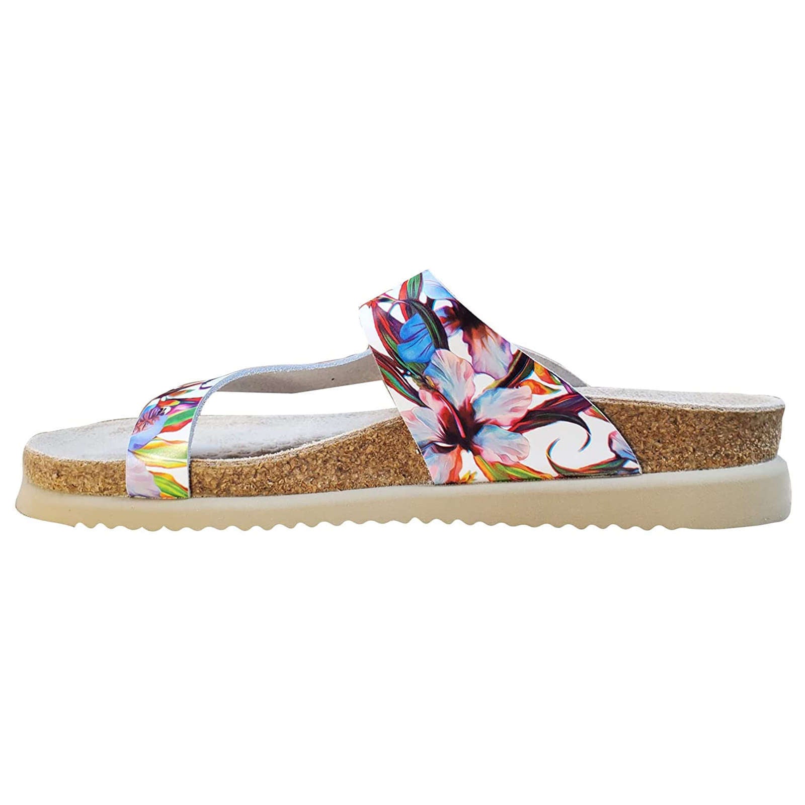 Mephisto Helen Printed Leather Womens Sandals#color_floral multicoloured