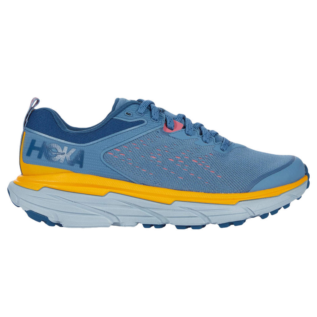 Hoka One One Challenger ATR 6 Synthetic Textile Women's Low-Top Trainers#color_provincial blue saffron