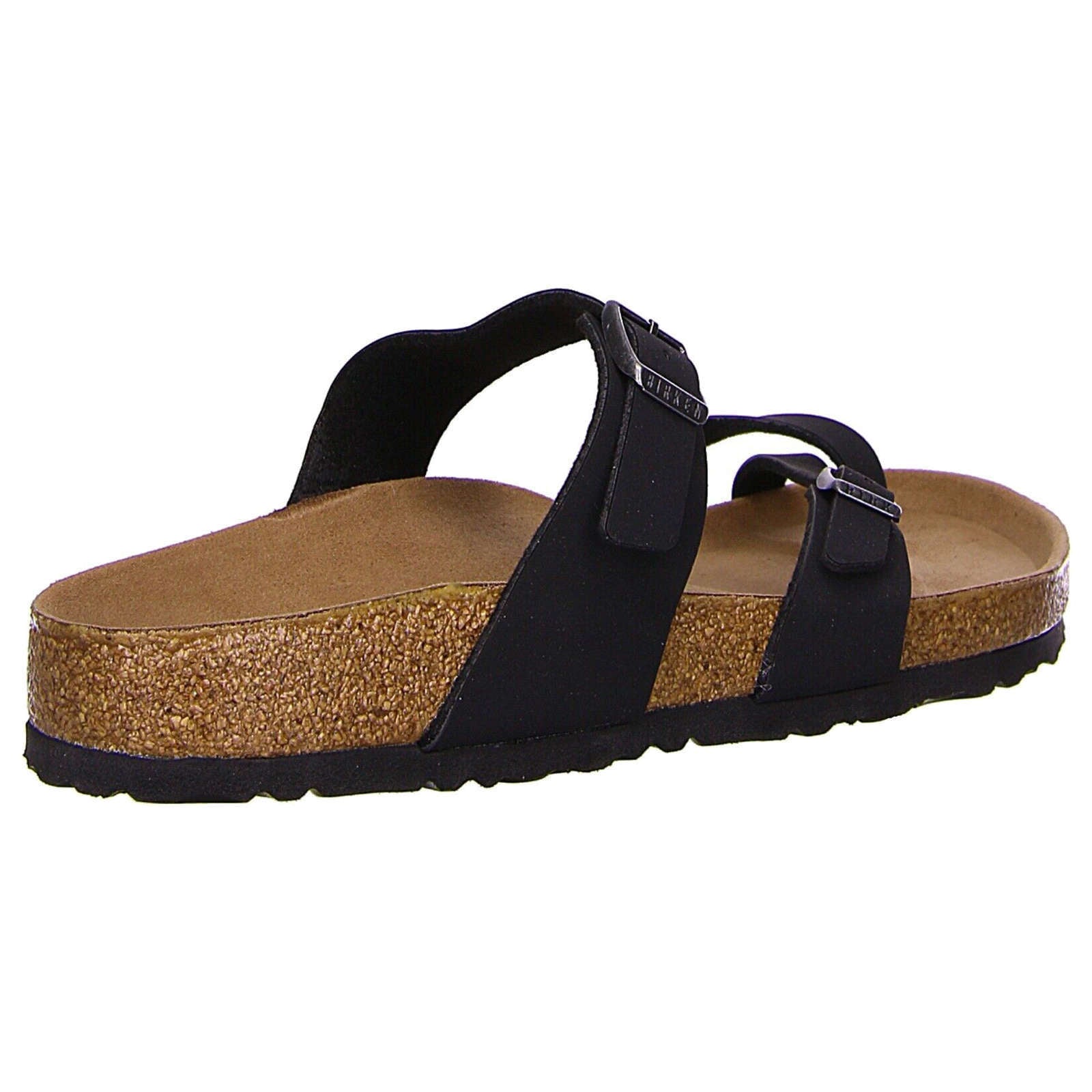 Birkenstock Mayari Birko-Flor Nubuck Unisex Sandals#color_black