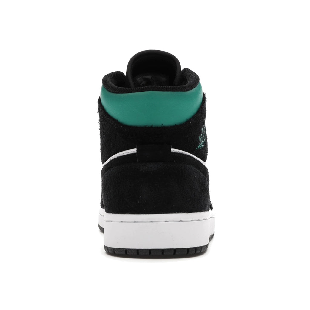 Jordan Jordan 1 Mid SE Leather Mens Trainers#color_white hot punch black