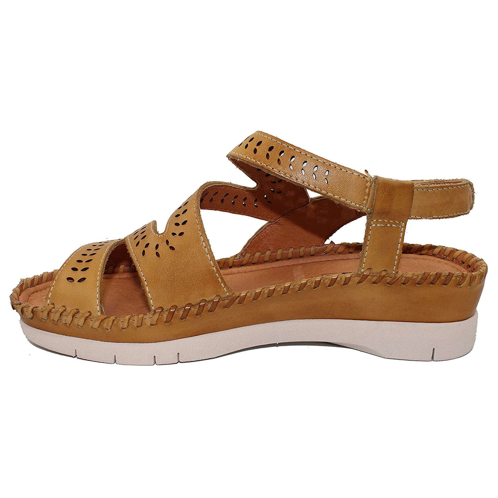 Pikolinos Altea Leather Womens Sandals#color_honey