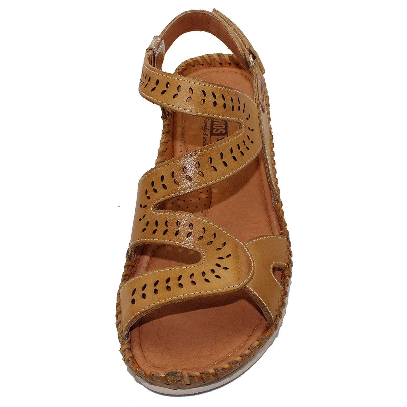 Pikolinos Altea Leather Womens Sandals#color_honey