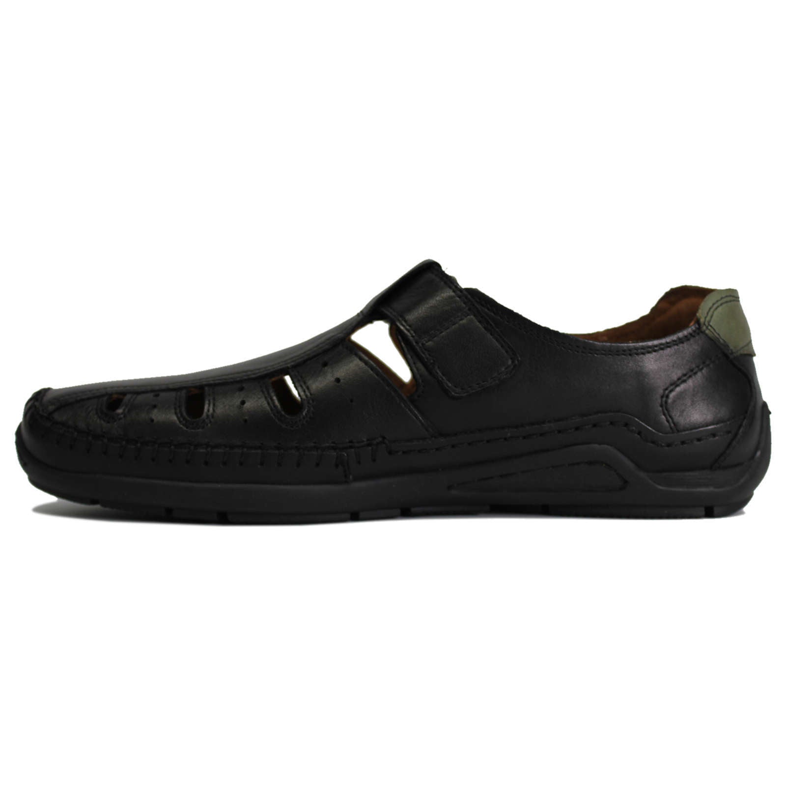 Pikolinos Azores Leather Mens Shoes#color_black