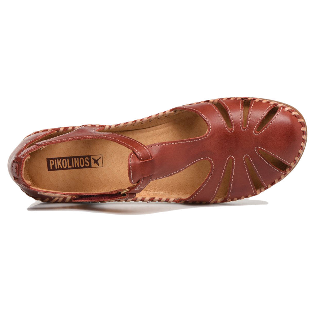 Pikolinos Cadaques Leather Womens Sandals#color_sandia