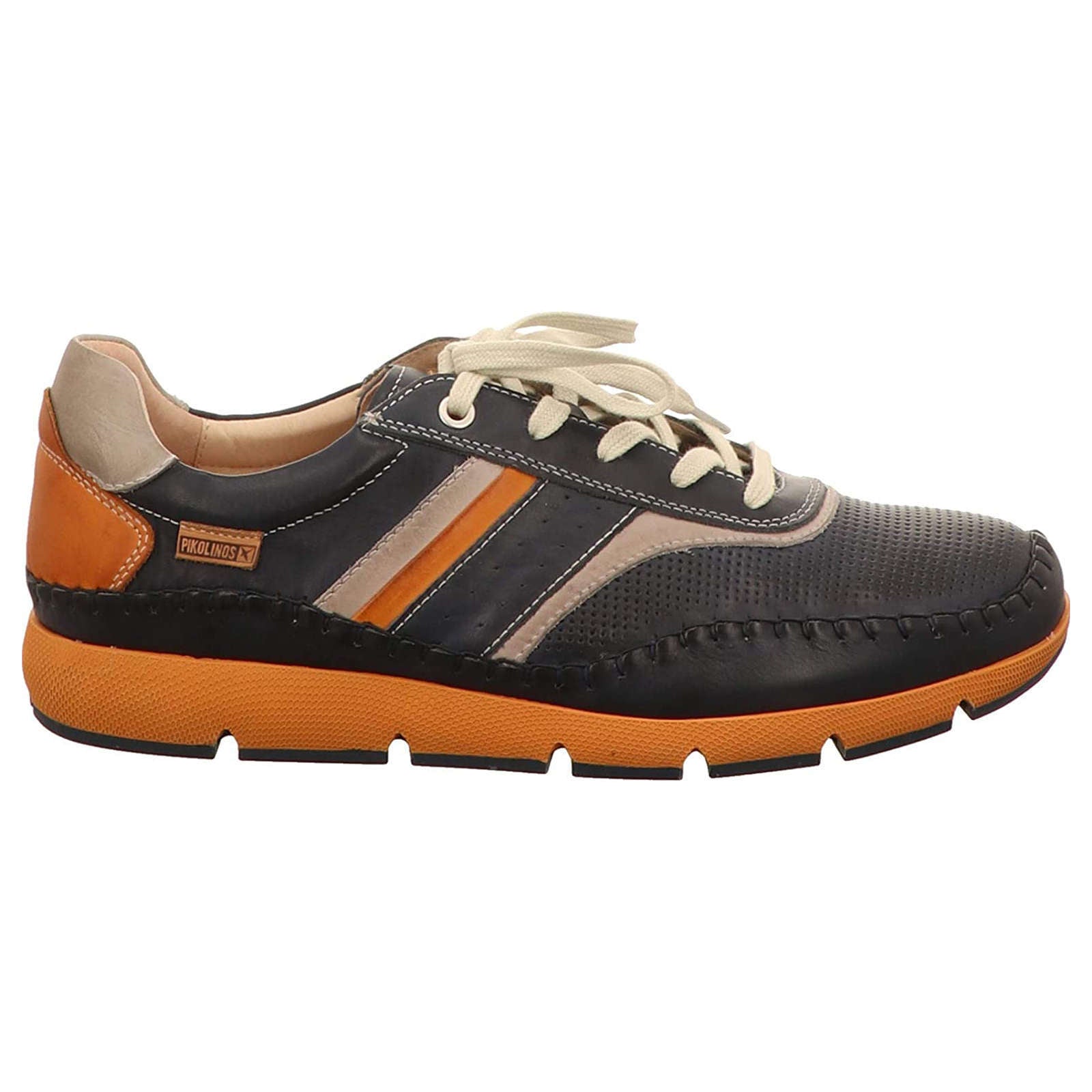 Pikolinos Fuencarral M4U Leather Mens Trainers#color_blue