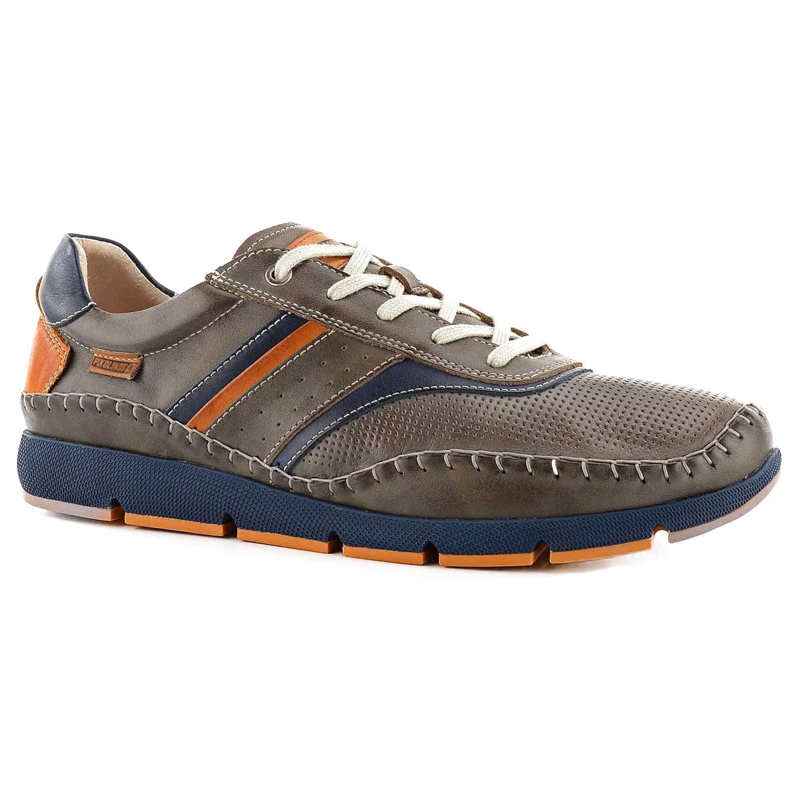 Pikolinos Fuencarral M4U Leather Mens Trainers#color_dark grey