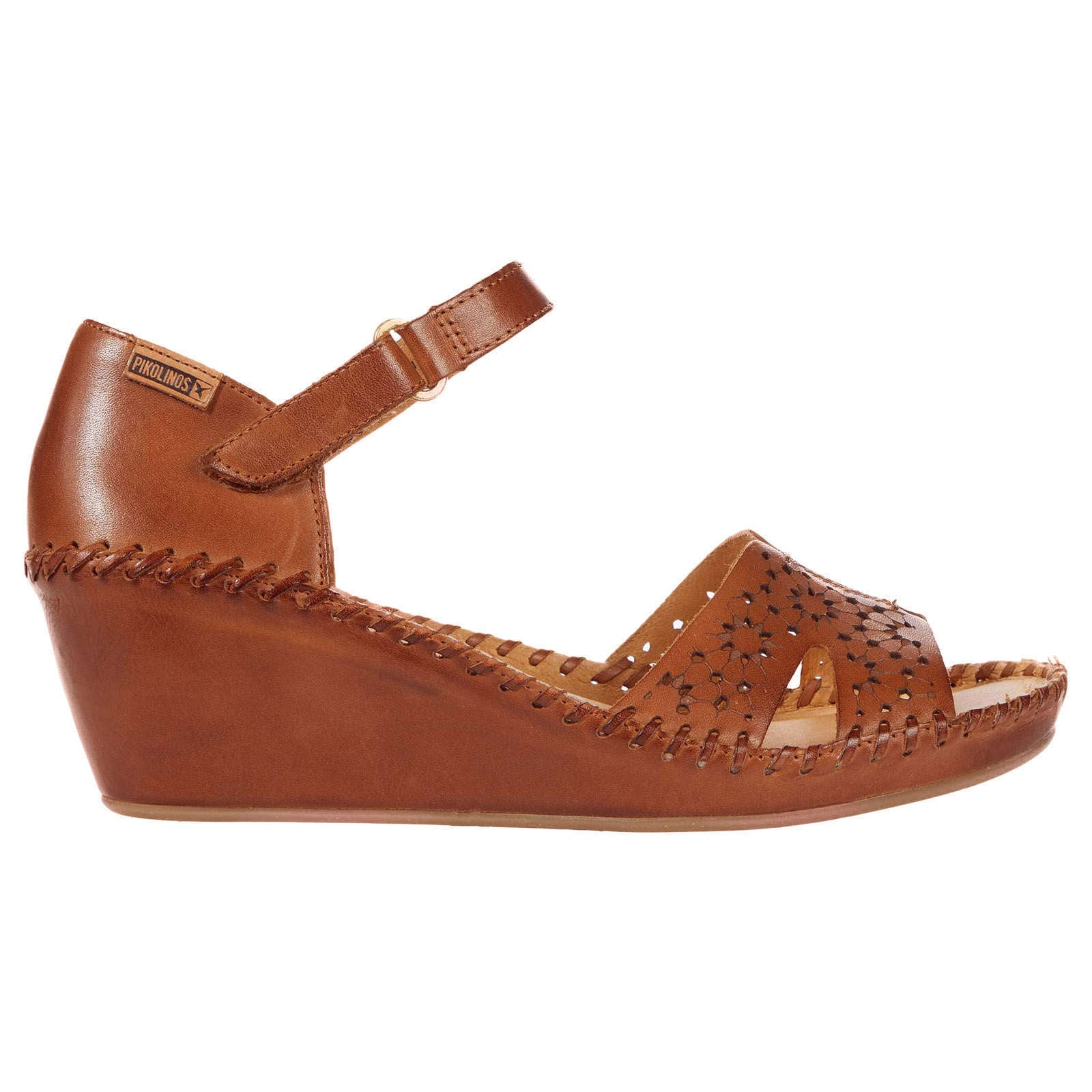 Pikolinos Margarita 943 Leather Womens Sandals#color_brandy