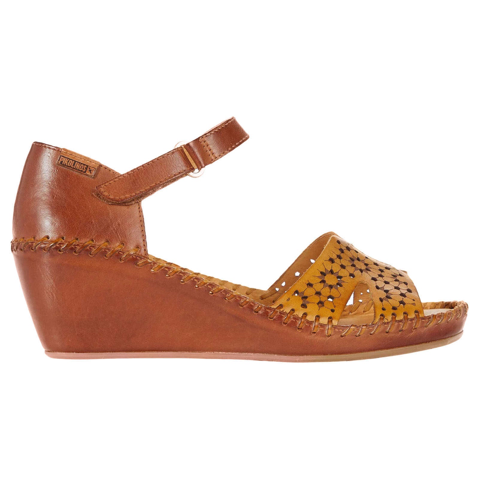 Pikolinos Margarita 943 Leather Womens Sandals#color_honey