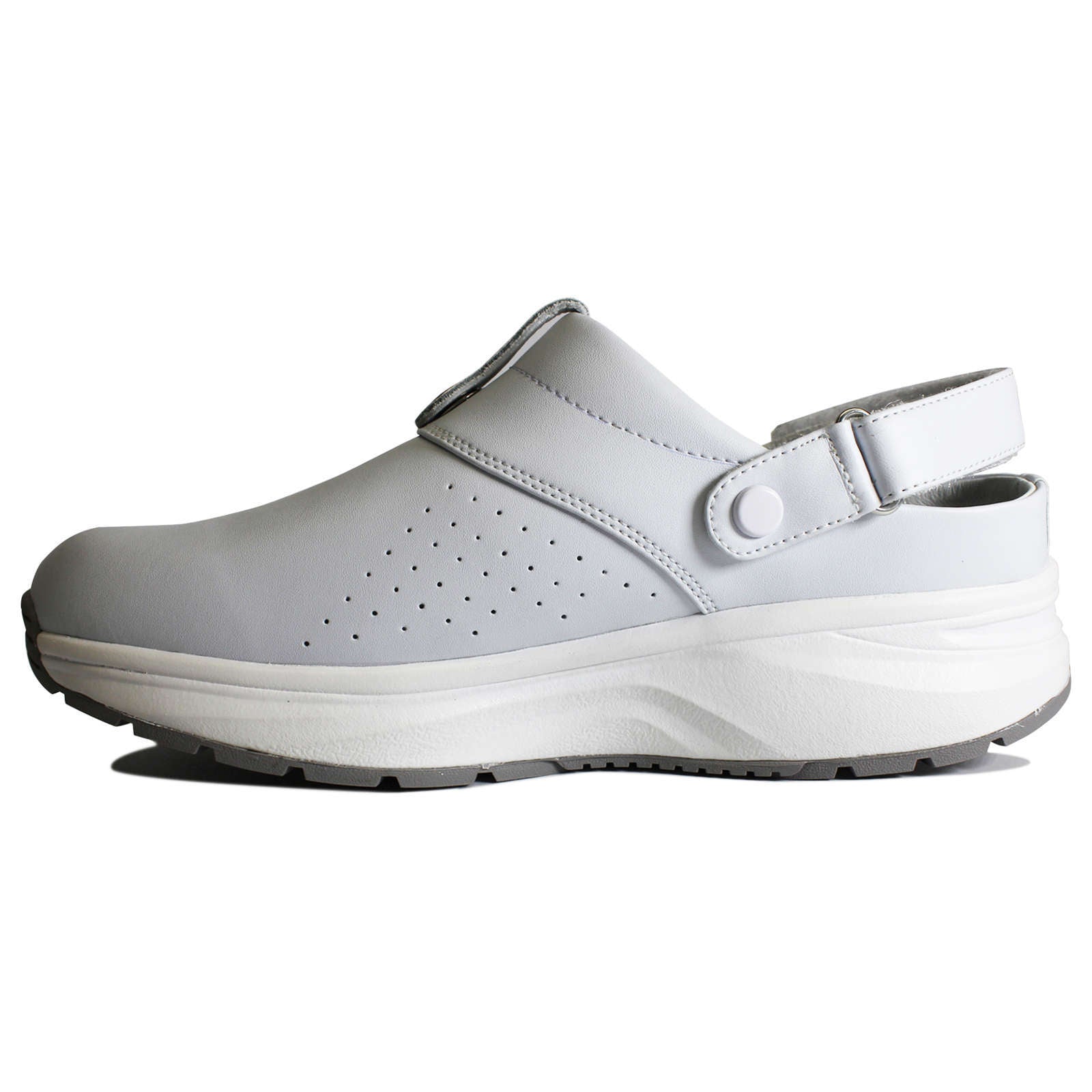 Joya IQ ESD Leather Women's Slip-On Sandals#color_white