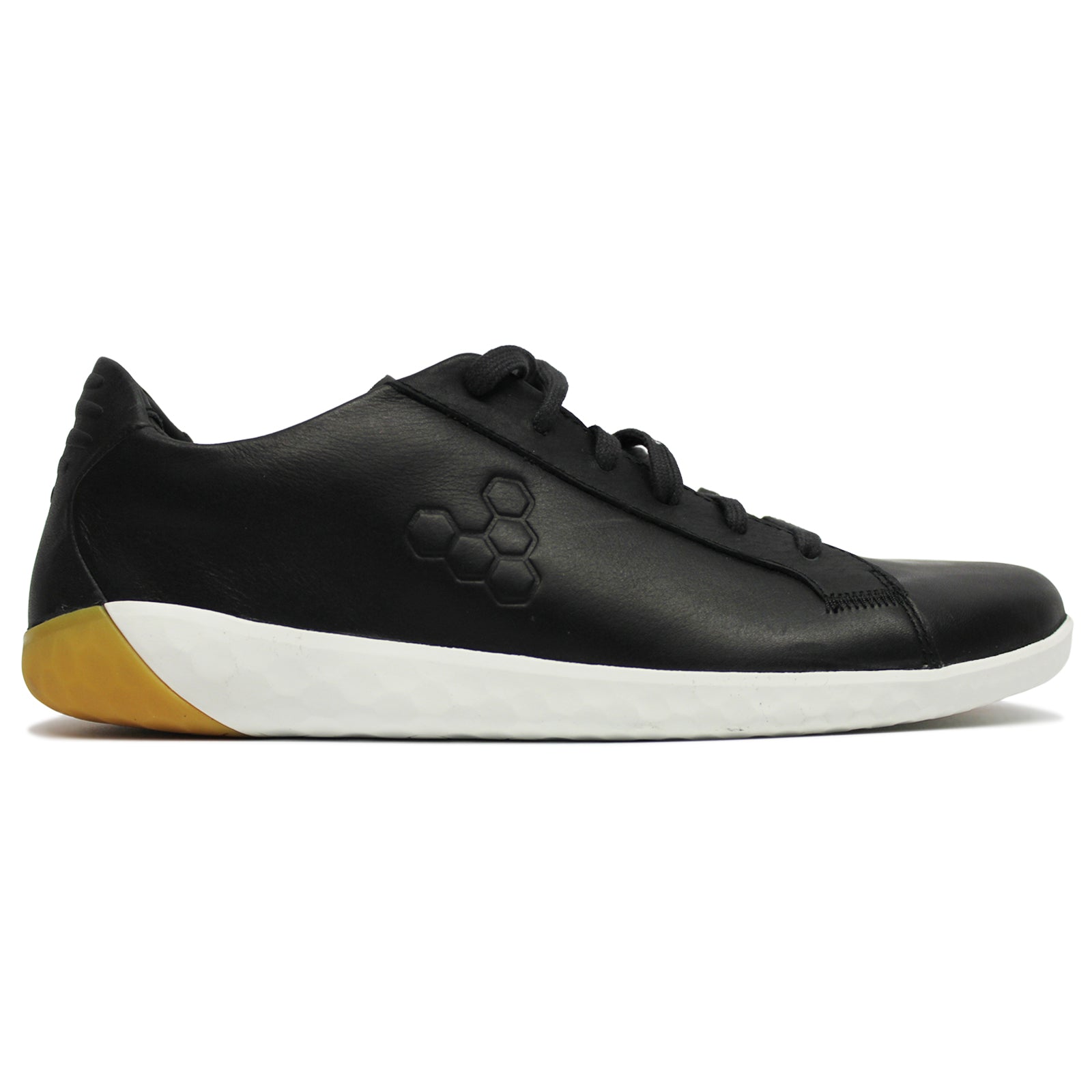 Vivobarefoot Geo Court II Leather Mens Trainers#color_obsidian