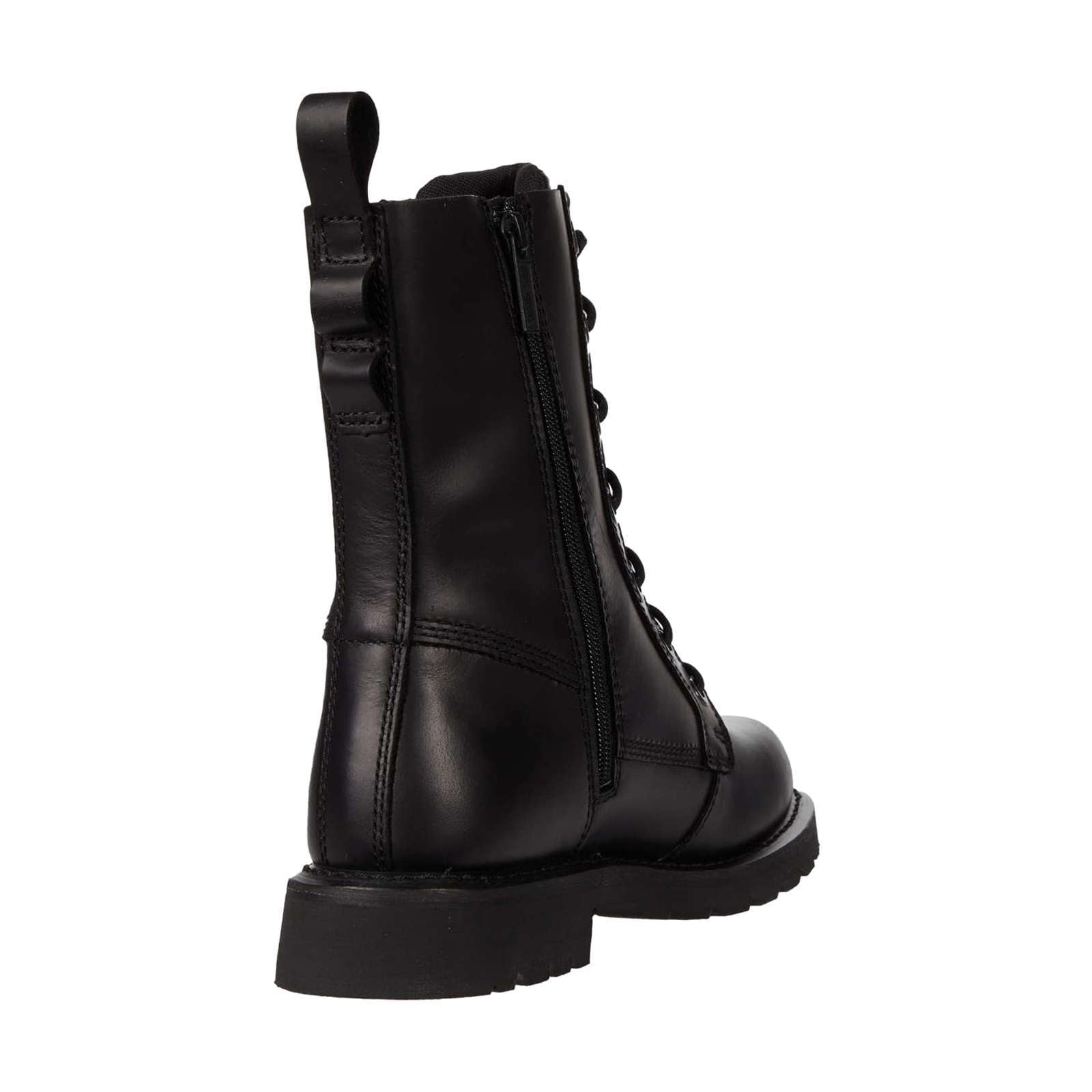 Harley Davidson Beason Full Grain Leather Women's Mid Calf Riding Boots#color_black