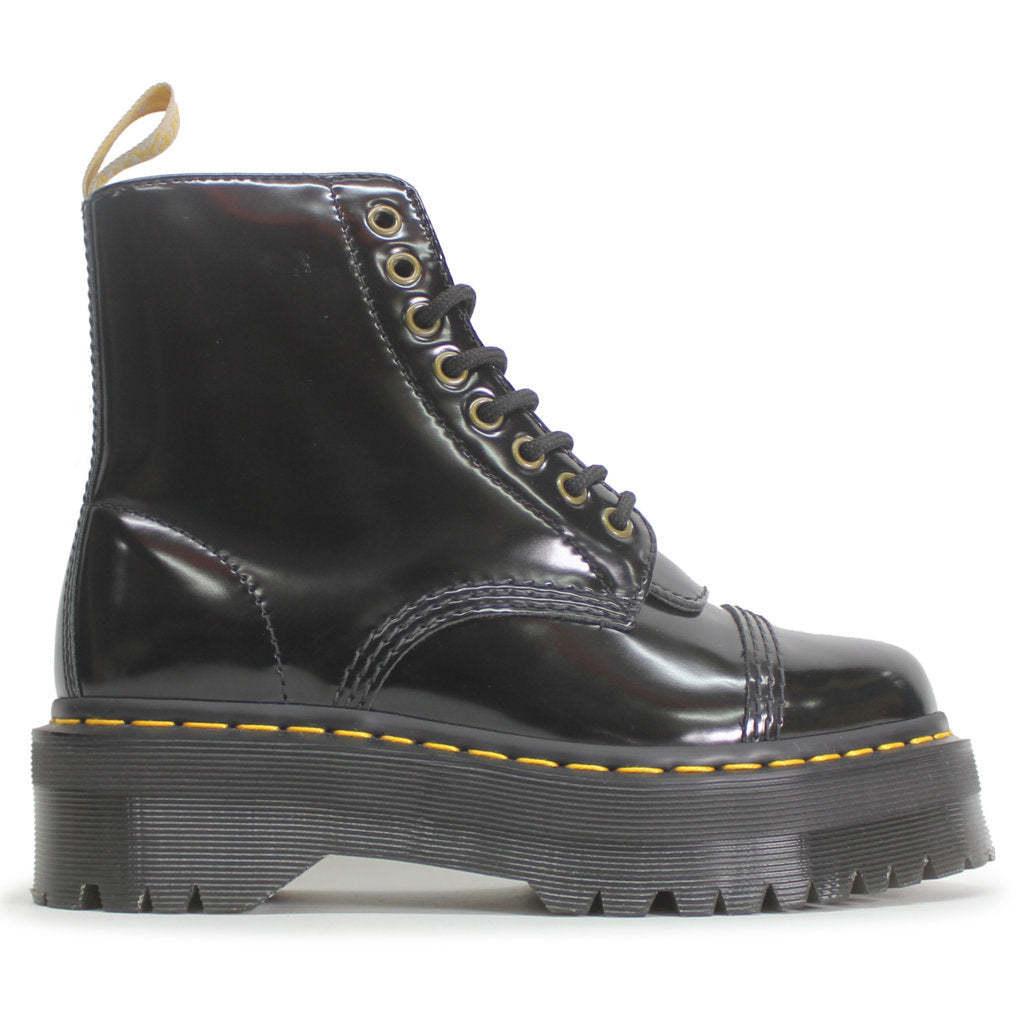 Dr. Martens Womens Boots Vegan Sinclair Lace-Up Zip-Up Synthetic Leather - UK 5