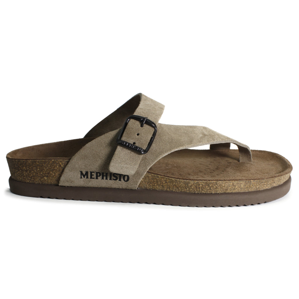 Mephisto Niels Nubuck Mens Sandals#color_warm grey