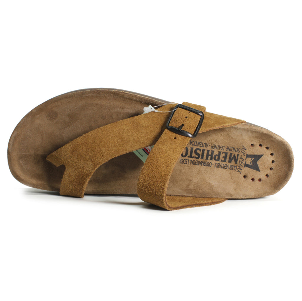 Mephisto Niels Nubuck Mens Sandals#color_tobacco