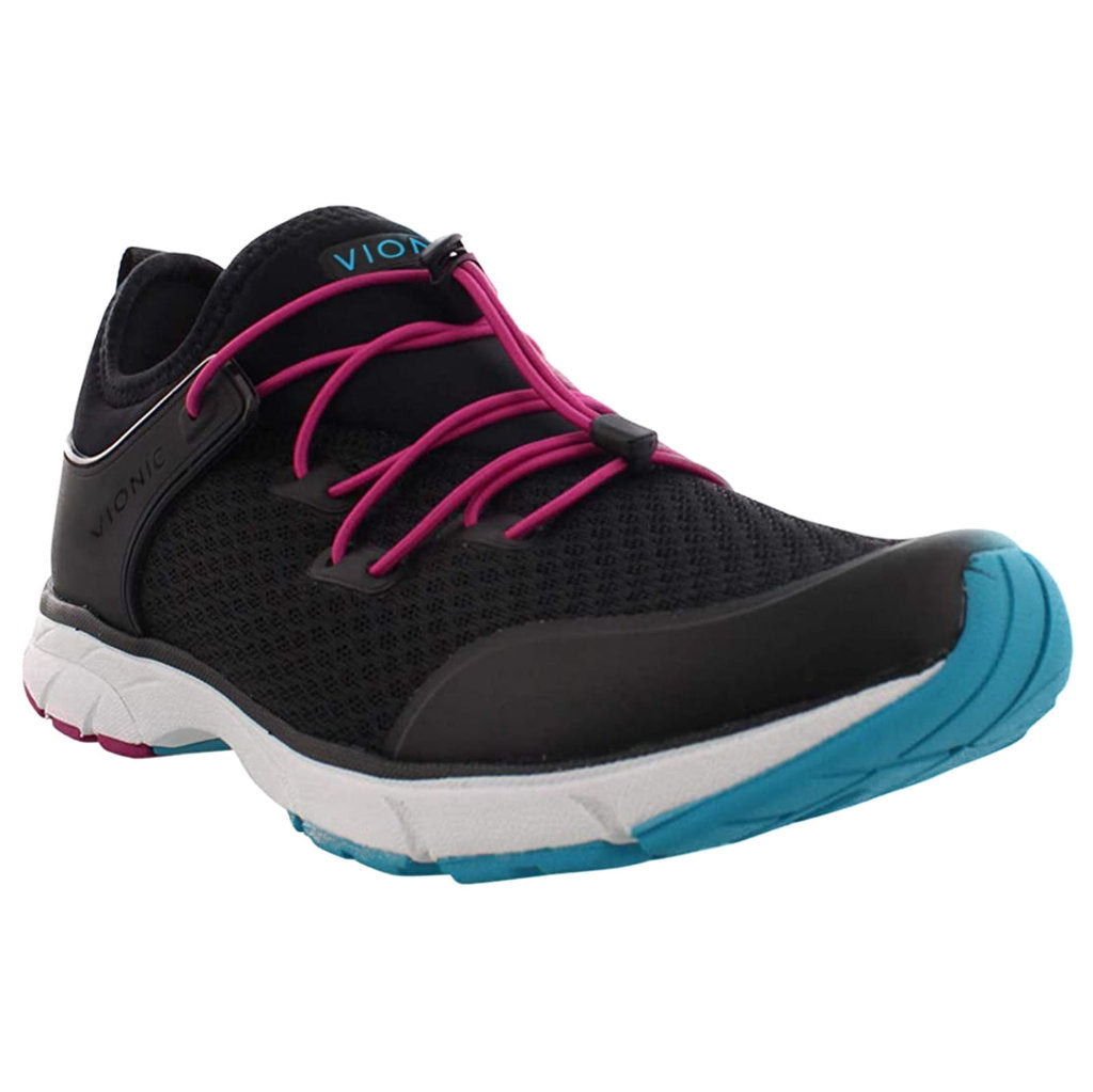 Vionic Drift London Textile Synthetic Womens Trainers#color_black