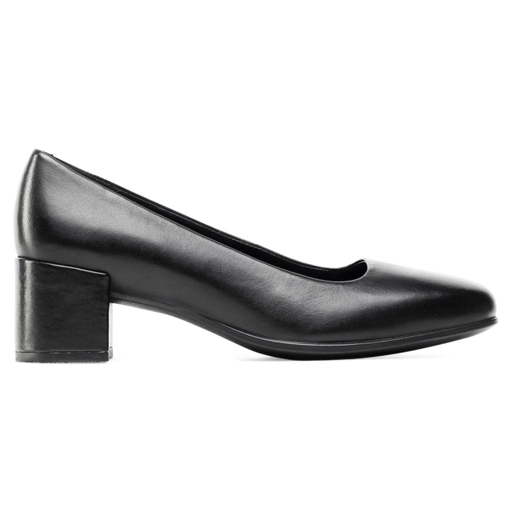 Ecco Shape Squared 35 Leather Womens Shoes#color_black