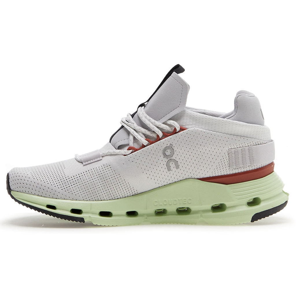 On Running Cloudnova Textile Men's Low-Top Trainers#color_white limelight