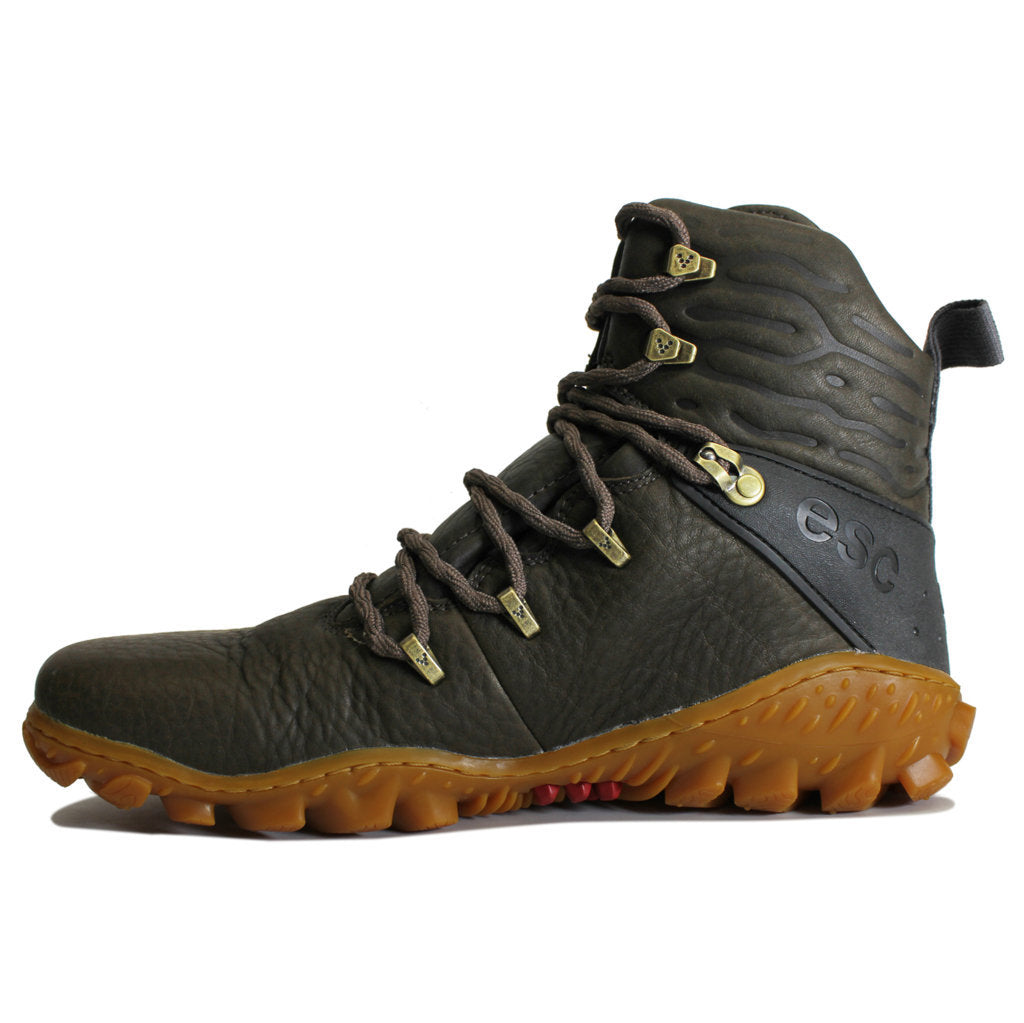 Vivobarefoot Tracker Forest ESC Leather Mens Trainers#color_bracken