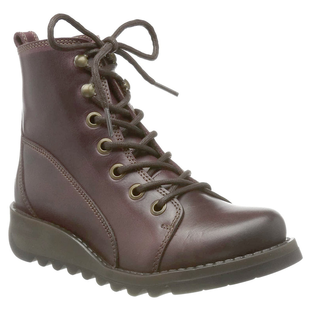 Fly London SORE813FLY Rug Leather Womens Boots#color_purple