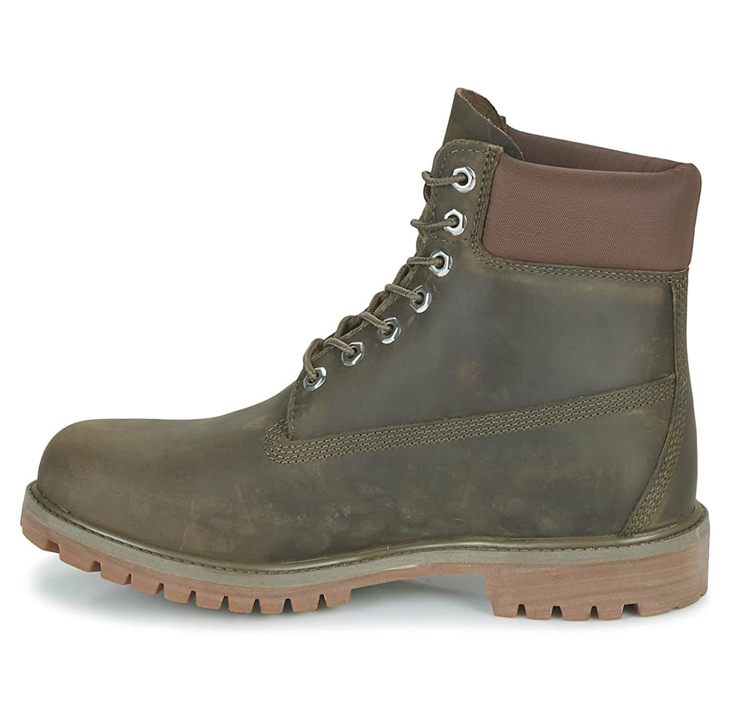 Timberland Premium 6 Inch Nubuck Mens Boots#color_olive