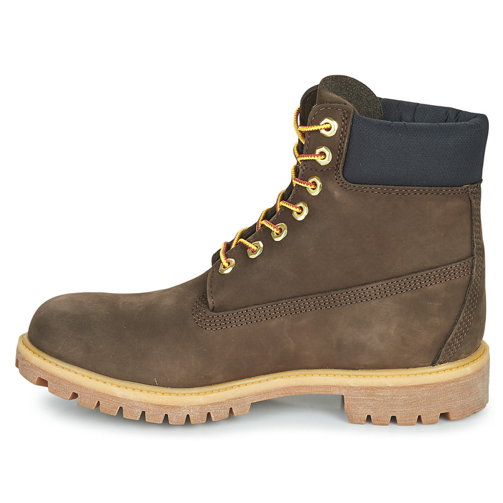 Timberland Premium 6 Inch Nubuck Mens Boots#color_dark brown