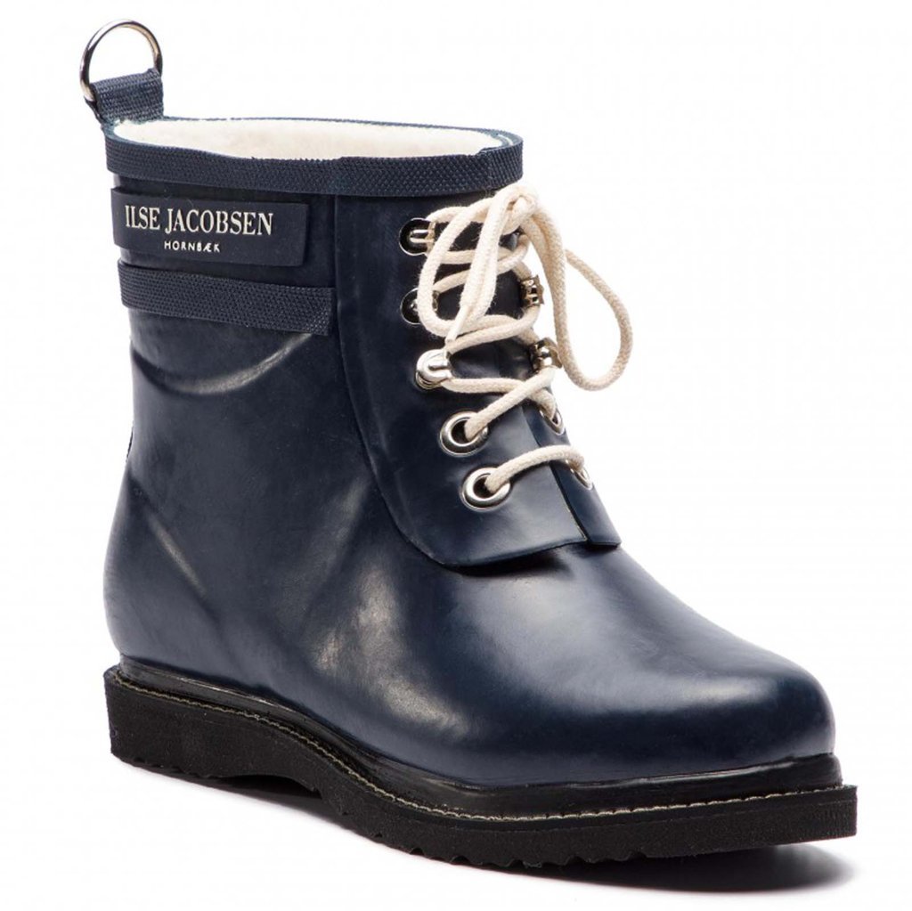 Ilse Jacobsen Rub2 Rubber Womens Boots#color_dark indigo