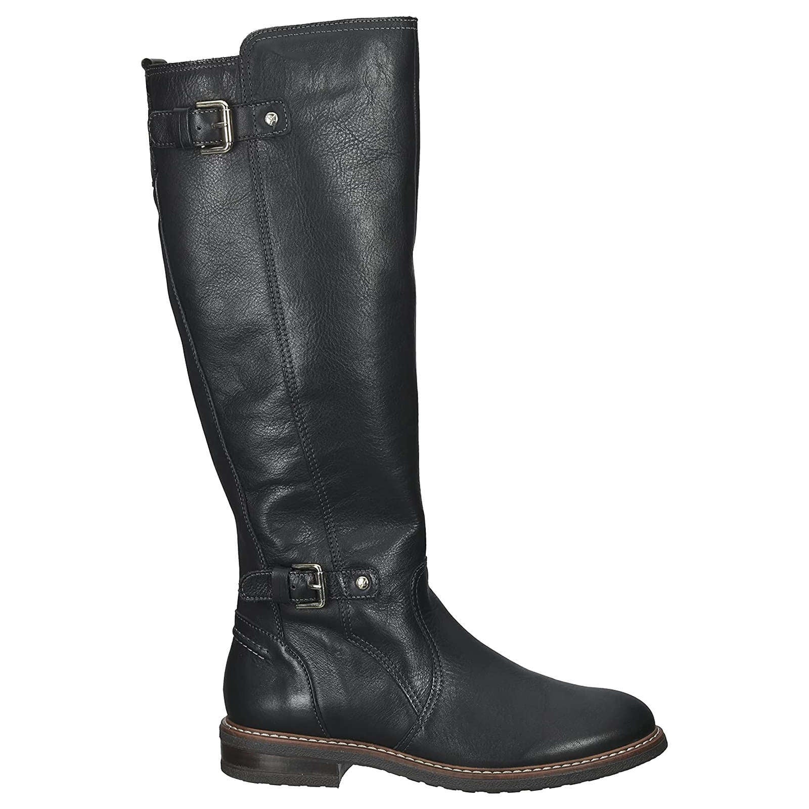 Pikolinos Aldaya W8J-9621 Leather Womens Boots#color_black