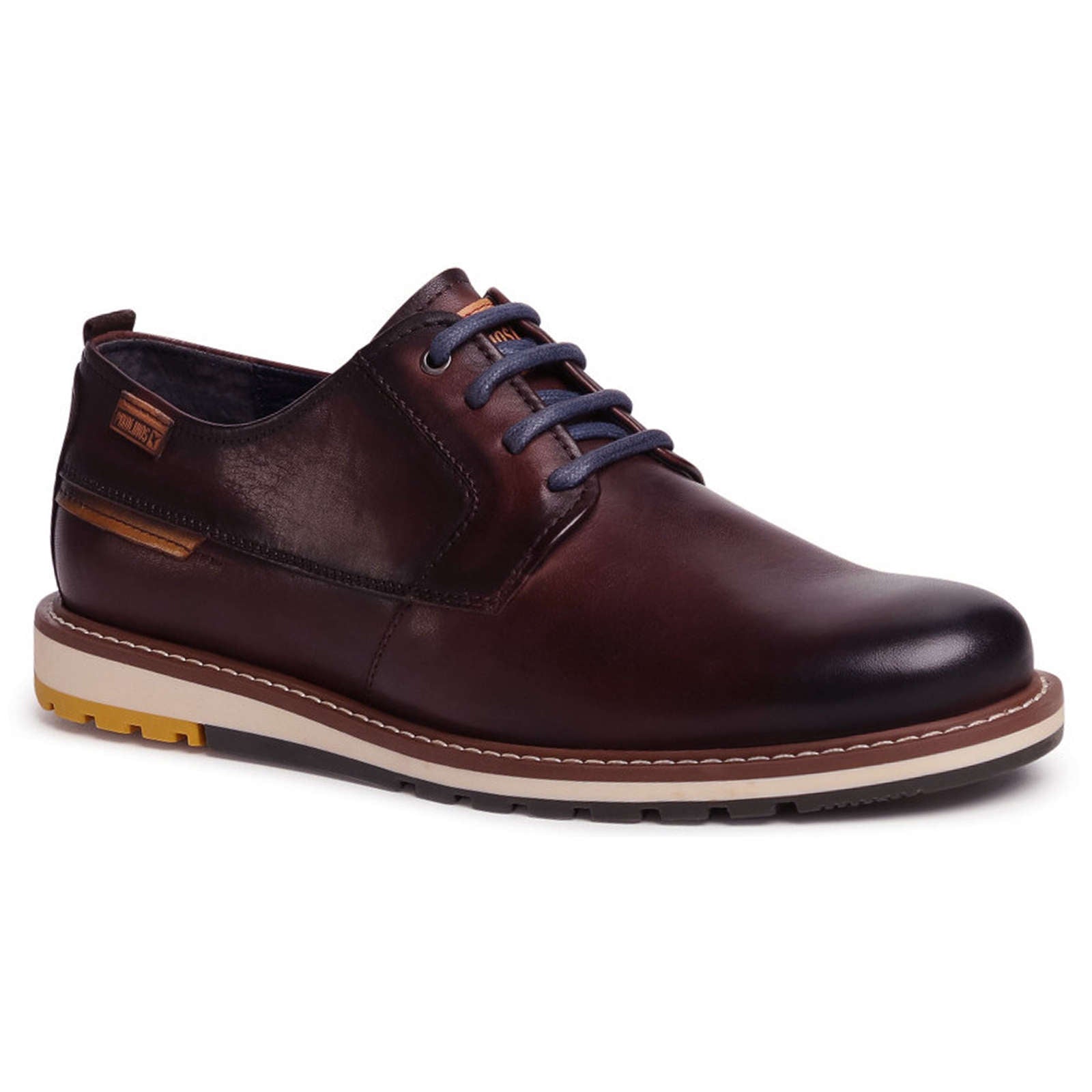 Pikolinos Berna Leather Mens Shoes#color_garnet