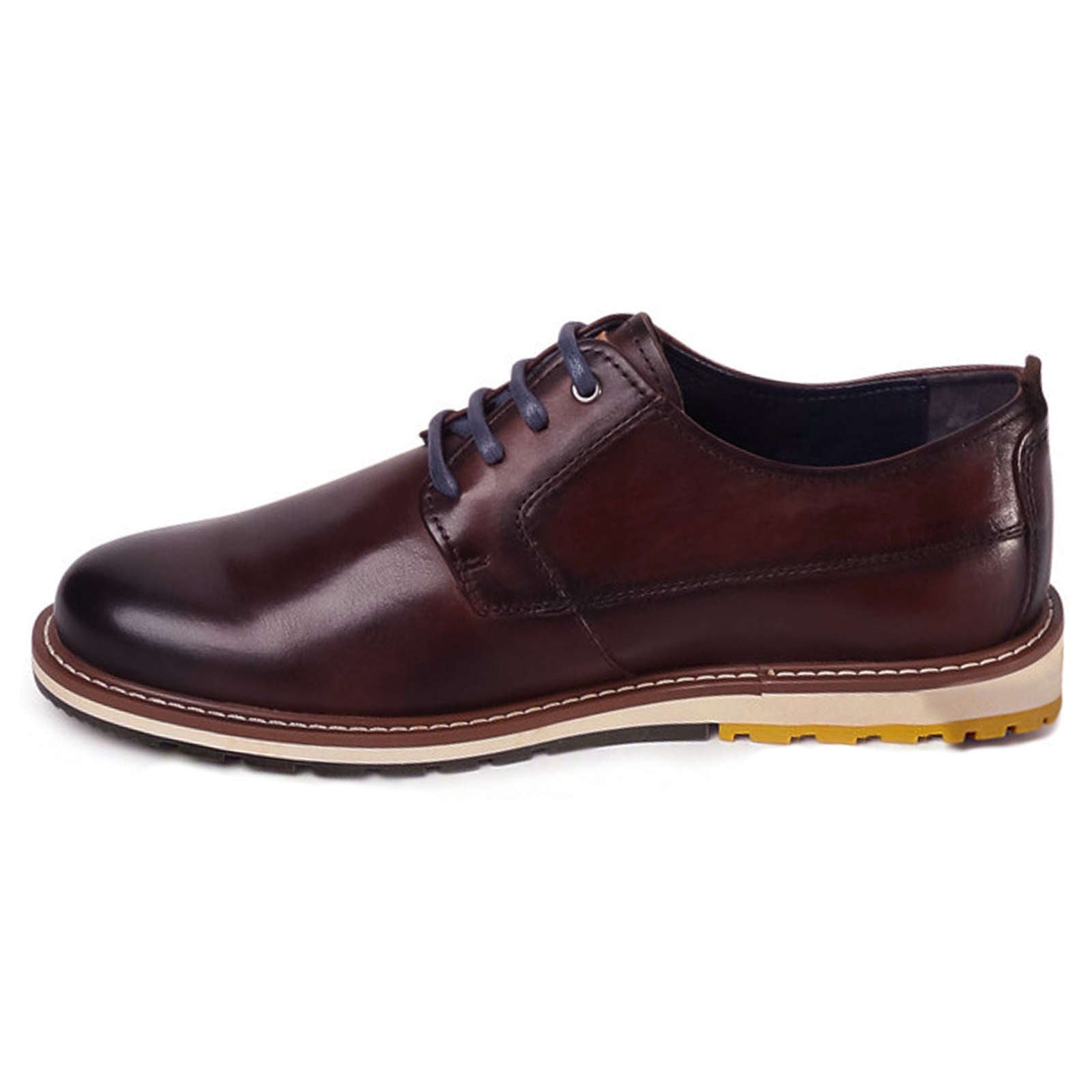 Pikolinos Berna Leather Mens Shoes#color_garnet