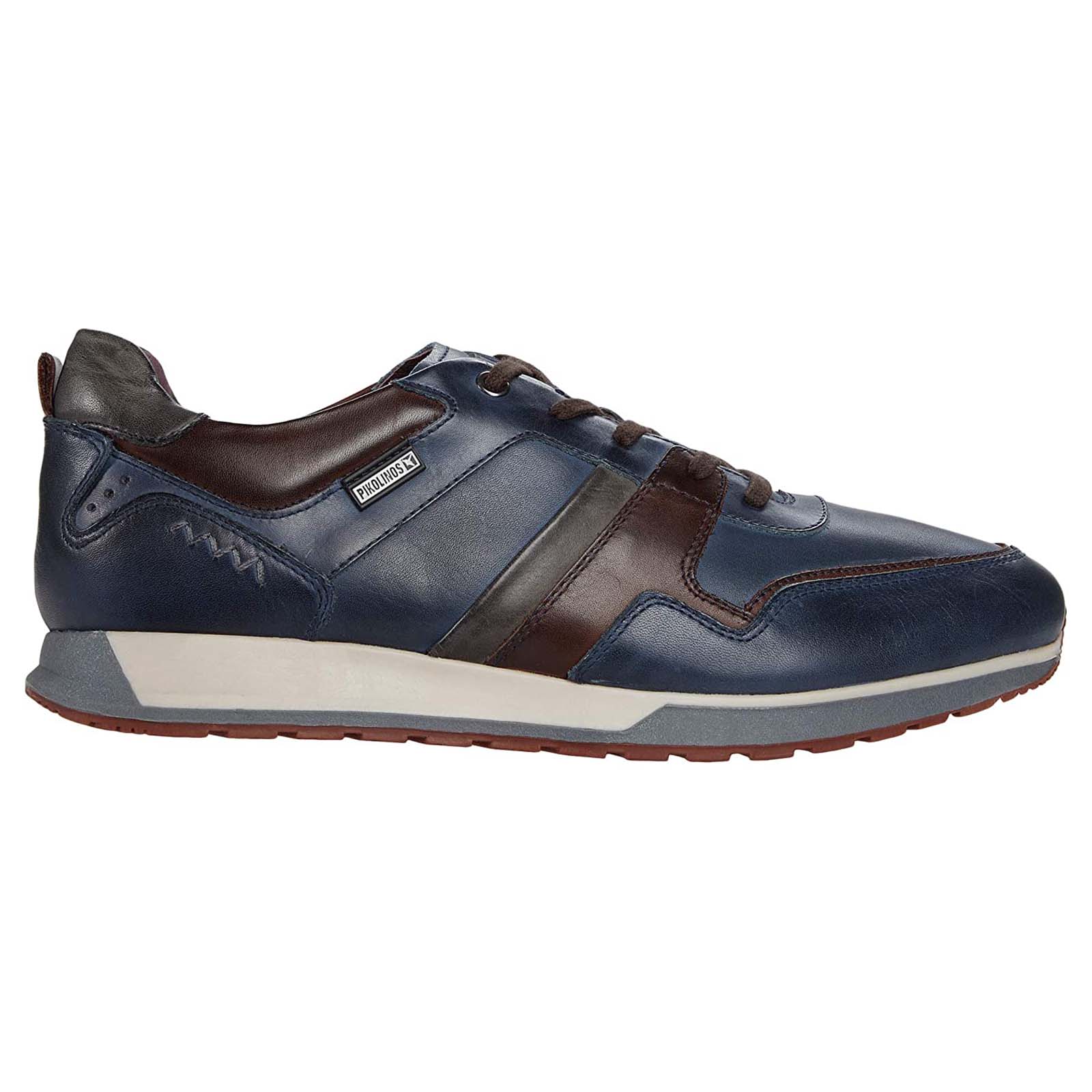 Pikolinos Cambil M5N-6344C1 Leather Mens Trainers#color_blue