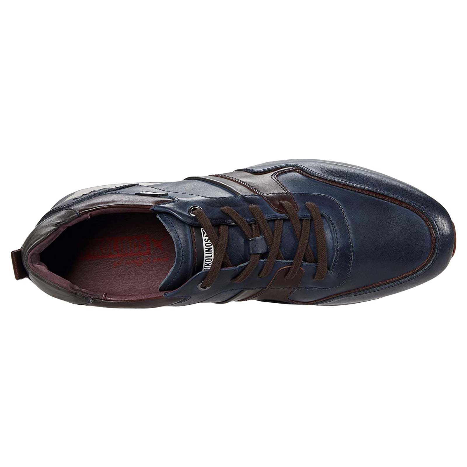 Pikolinos Cambil M5N-6344C1 Leather Mens Trainers#color_blue
