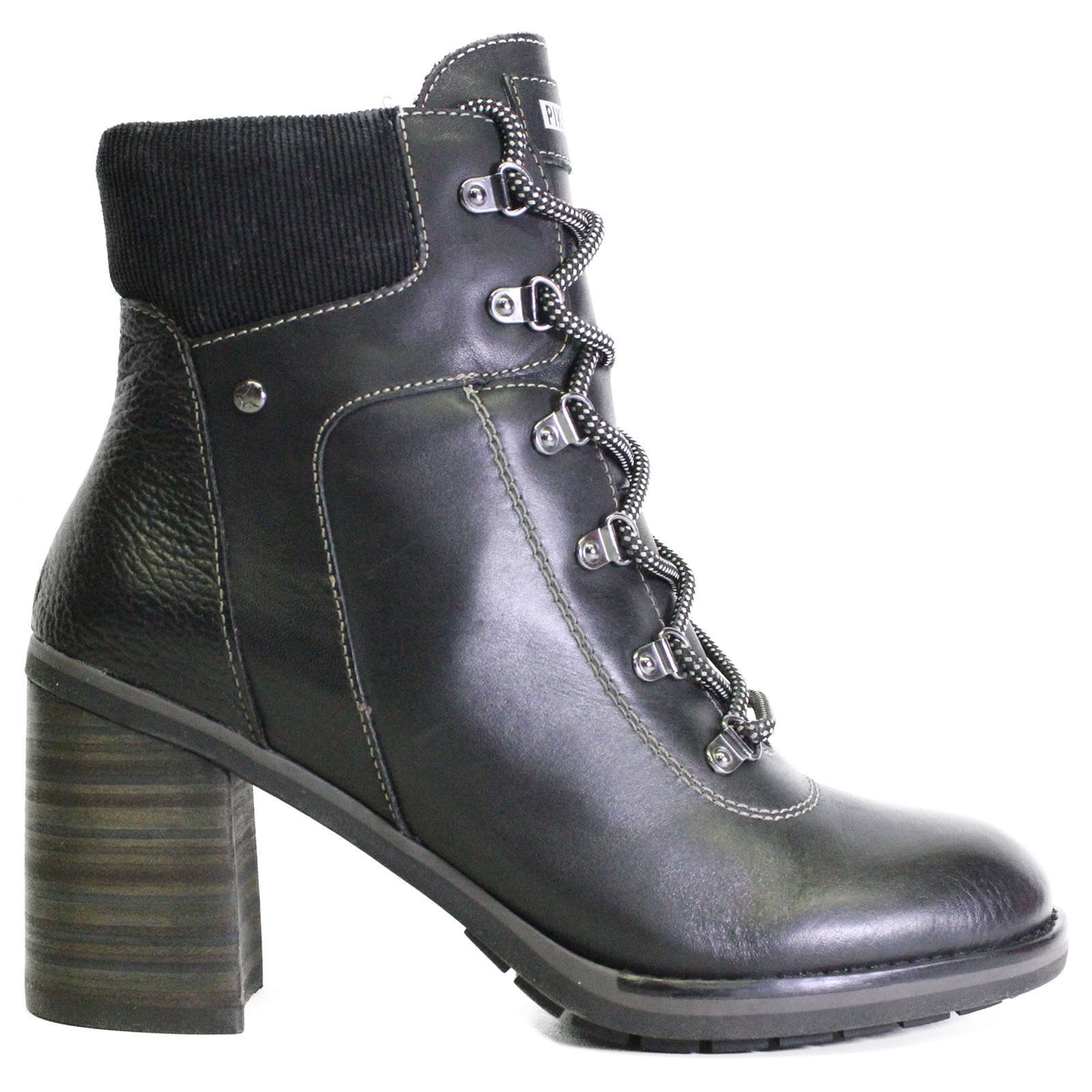 Pikolinos Pompeya Leather Womens Boots#color_black