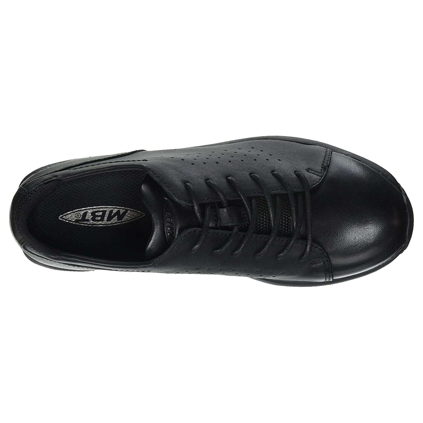 MBT Jion Nappa Leather & Mesh Women's Low-Top Trainers#color_black