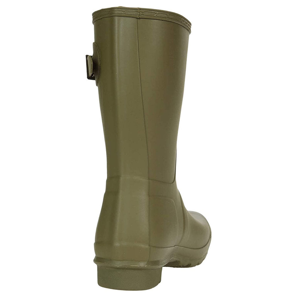 Hunter Original Short Rubber Womens Boots#color_olive green