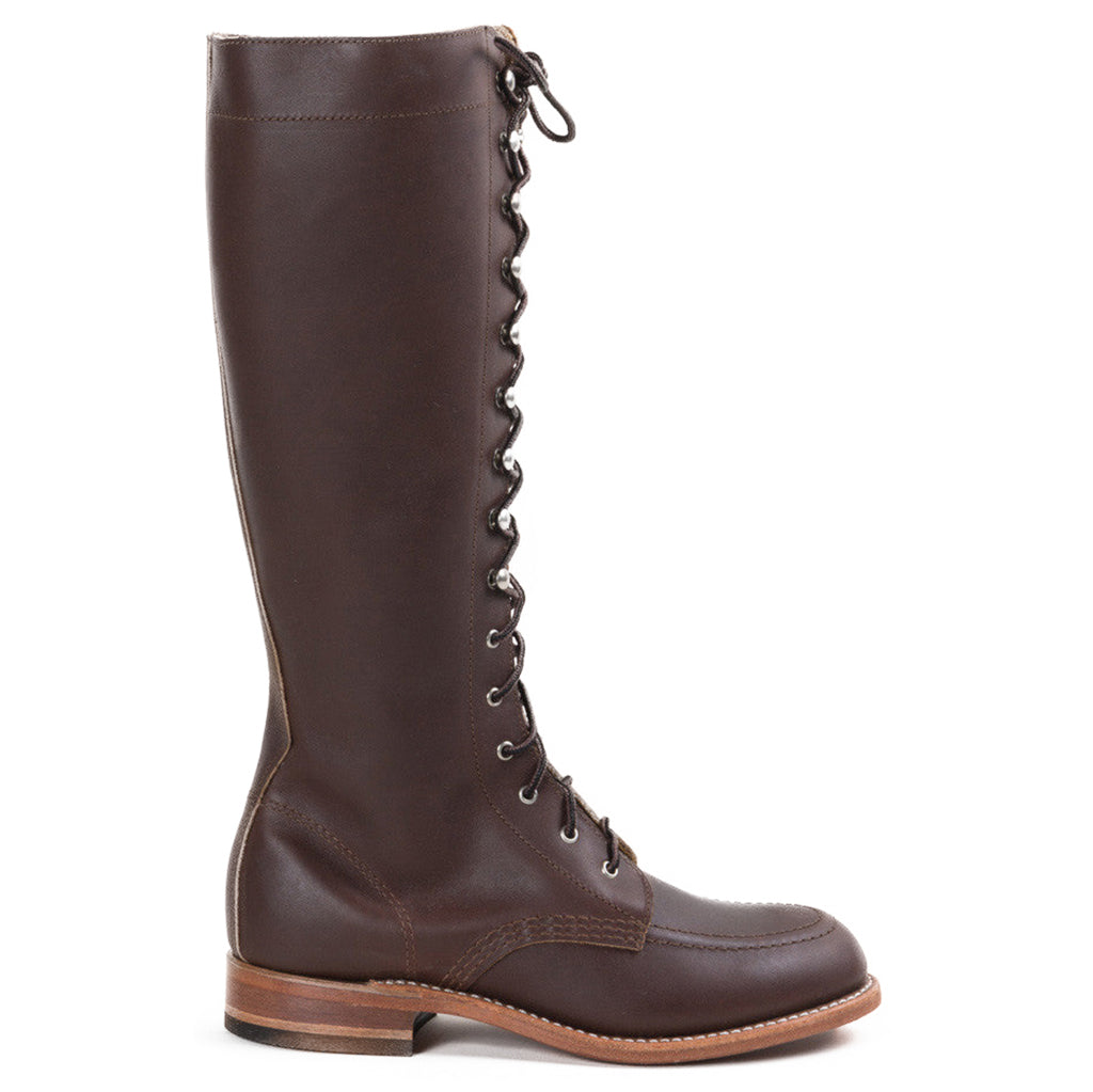 Red Wing Gloria Boundary Leather Women's Thigh High Boots#color_mahogany