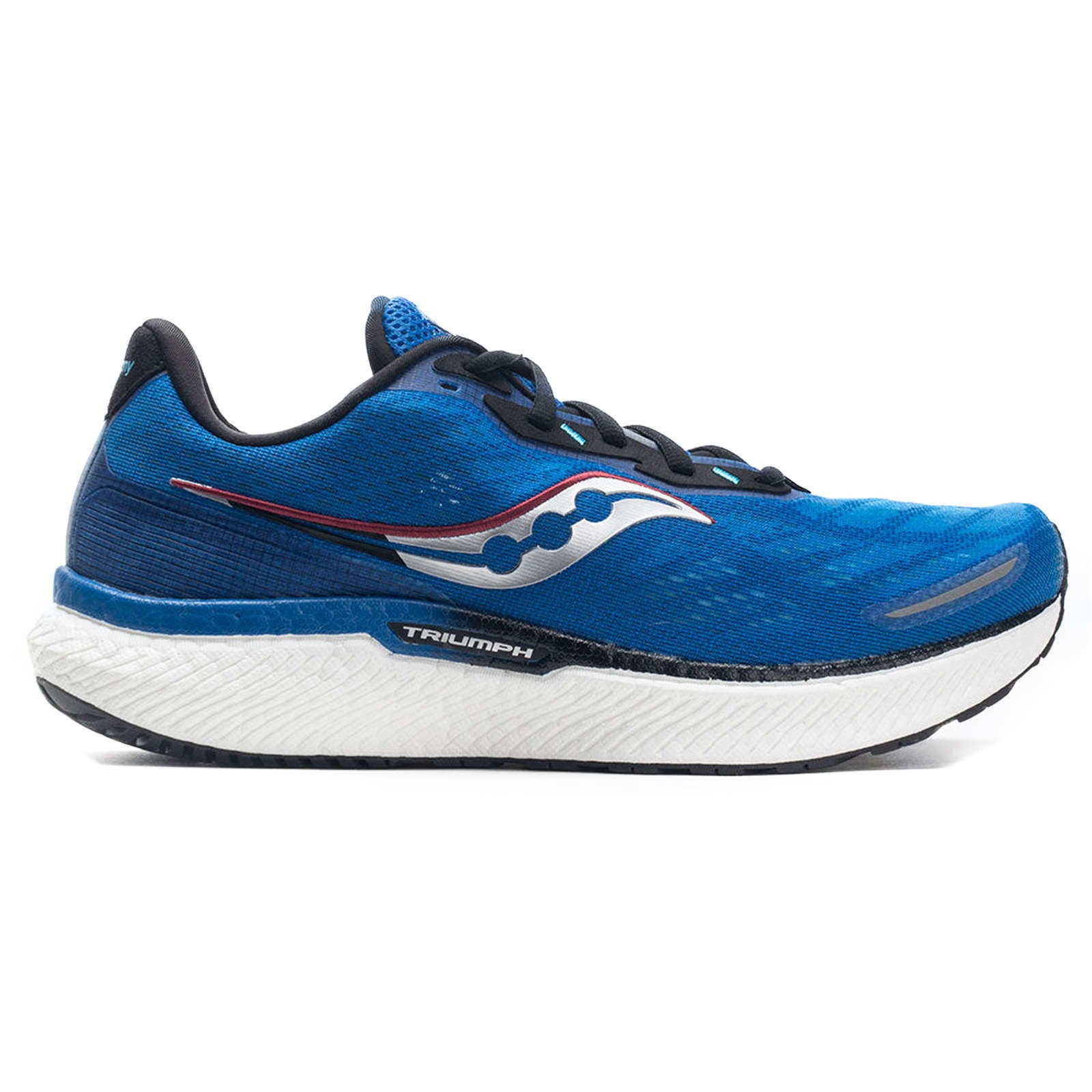 Saucony Triumph 19 Synthetic Textile Men's Low-Top Trainers#color_royal space