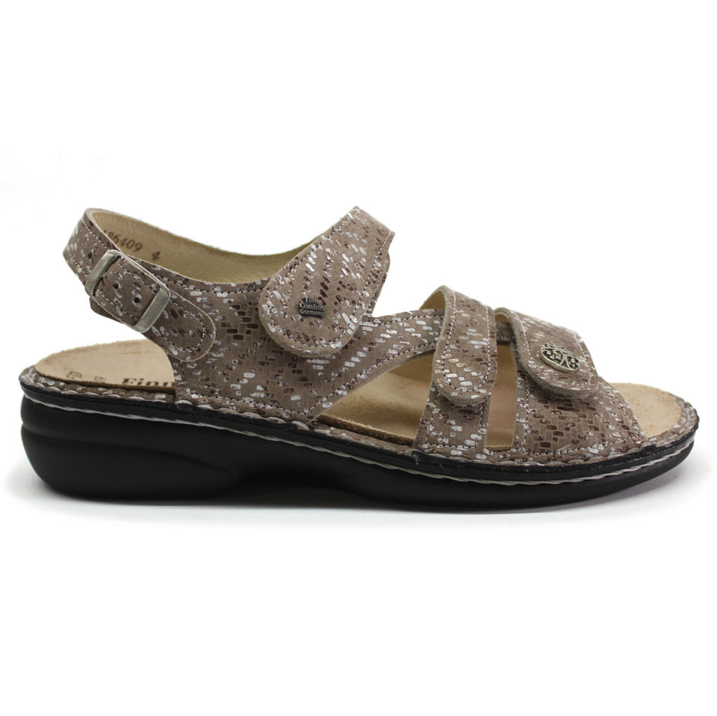 Finn Comfort Gomera Leather Women's Sandals#color_sesame