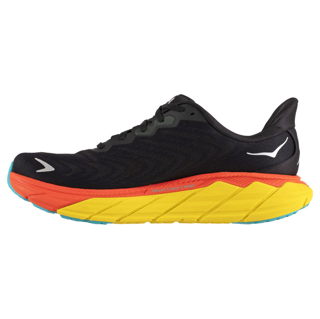 Hoka Arahi 6 Mesh Men's Running Shoes#color_black flame