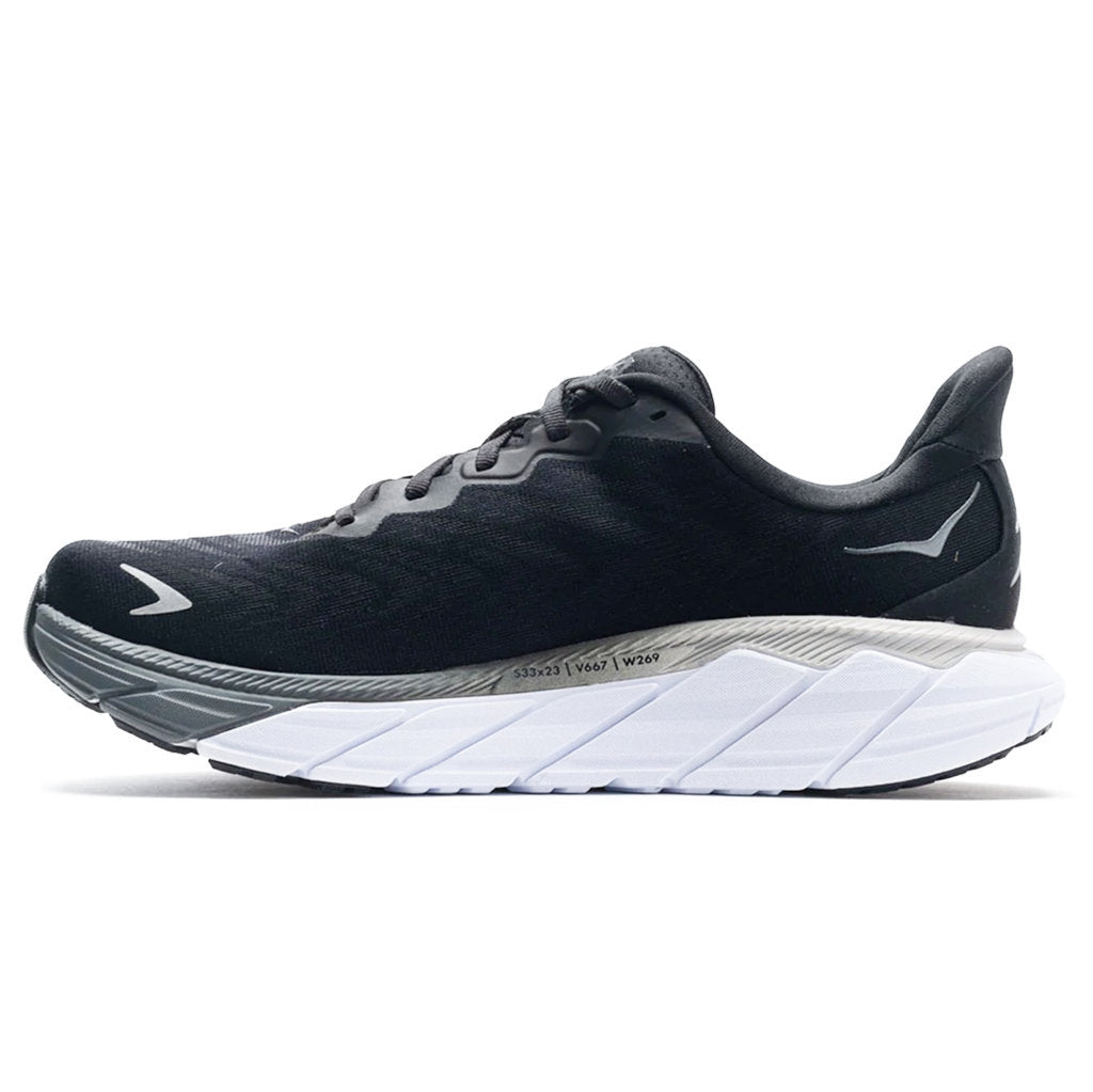 Hoka Arahi 6 Mesh Men's Running Shoes#color_black white